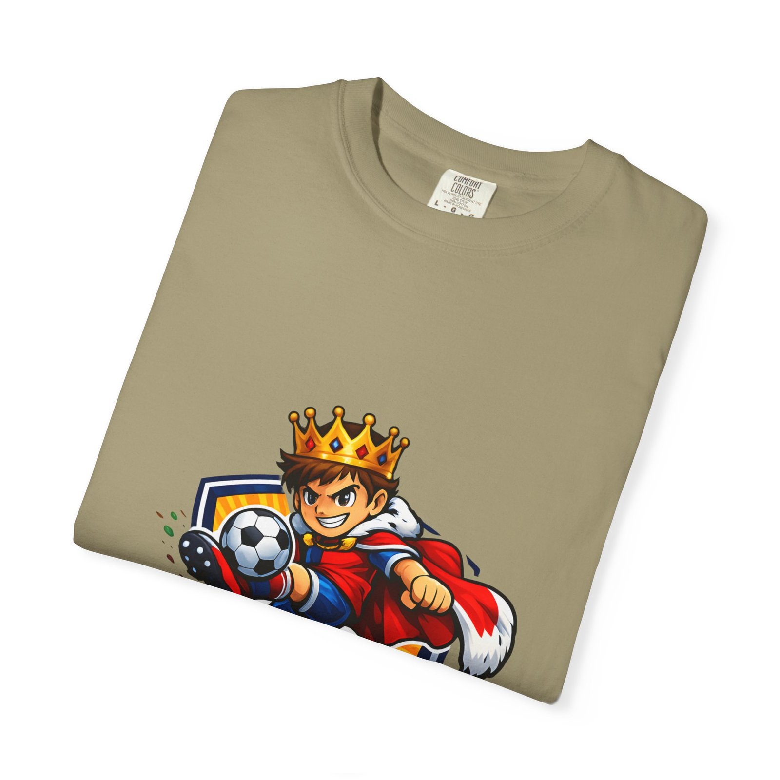 Soccer King T-Shirt — Kids' Youth Soccer Crown Graphic Tee - Image 23