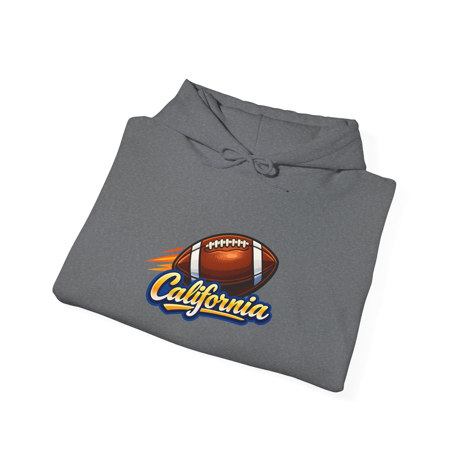 California Football Hoodie — Vintage Script Football Pullover - Image 28