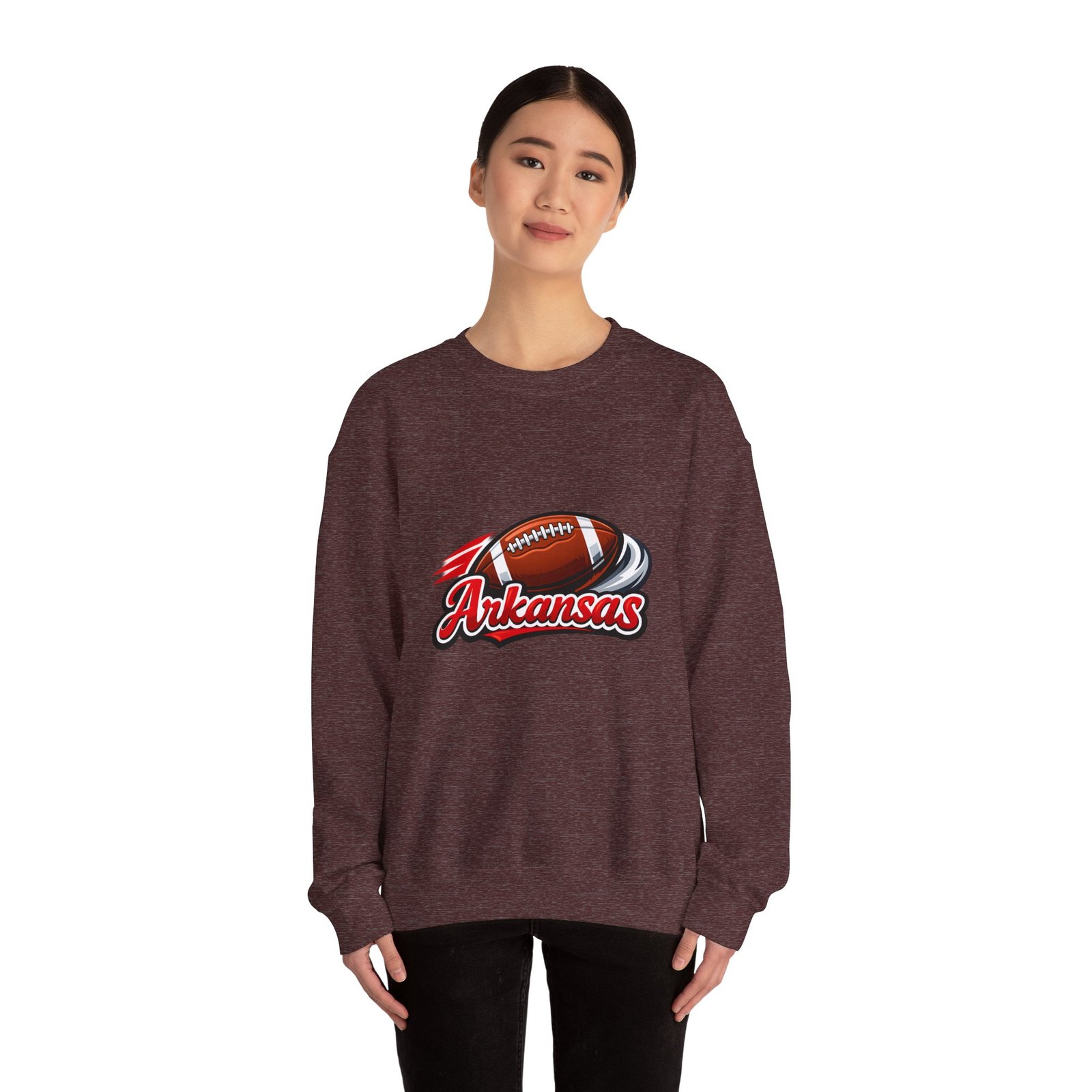 Arkansas Football Crewneck Sweatshirt — Retro Gridiron Logo - Image 16