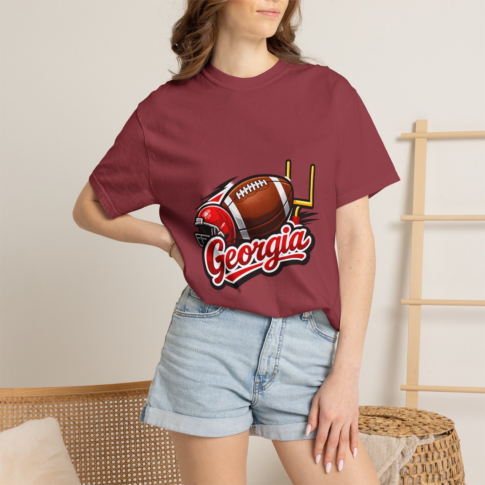 Georgia Football Helmet T-Shirt - Image 56
