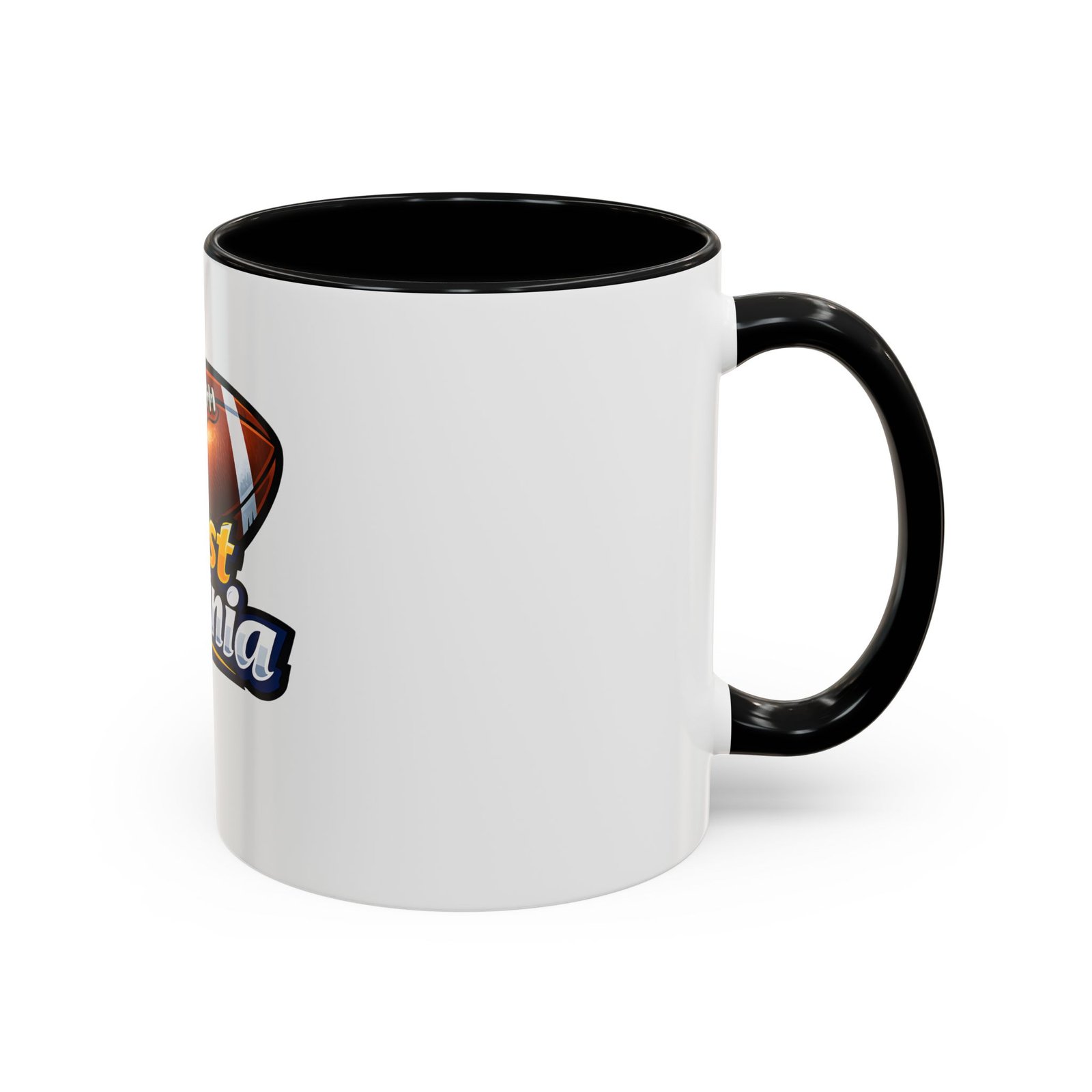 West Virginia Football Accent Coffee Mug (11/15oz) - Image 2