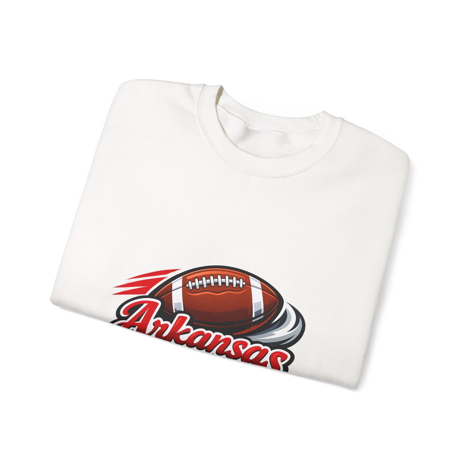Arkansas Football Crewneck Sweatshirt — Retro Gridiron Logo - Image 3
