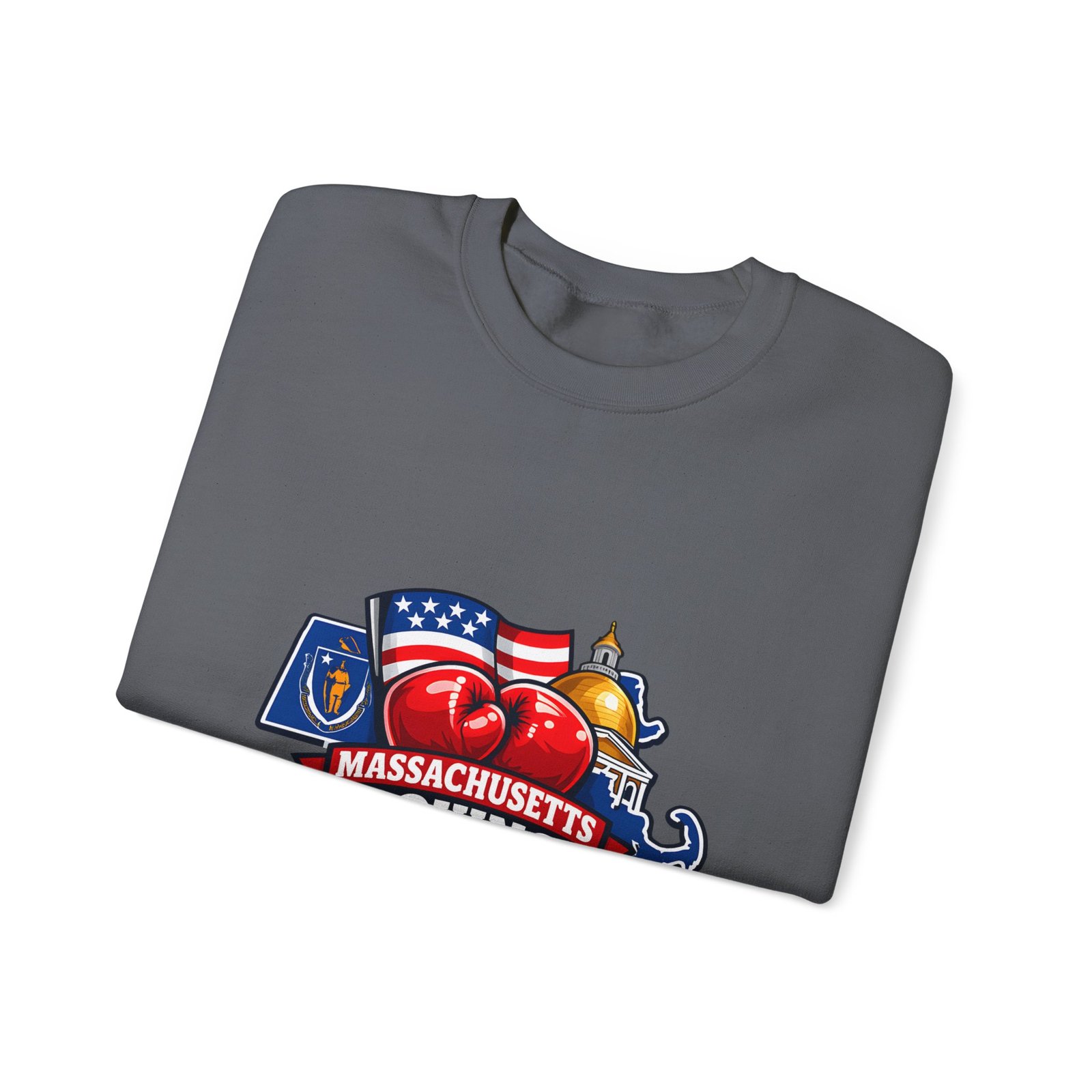 Massachusetts Boxing Crewneck Sweatshirt - Image 39