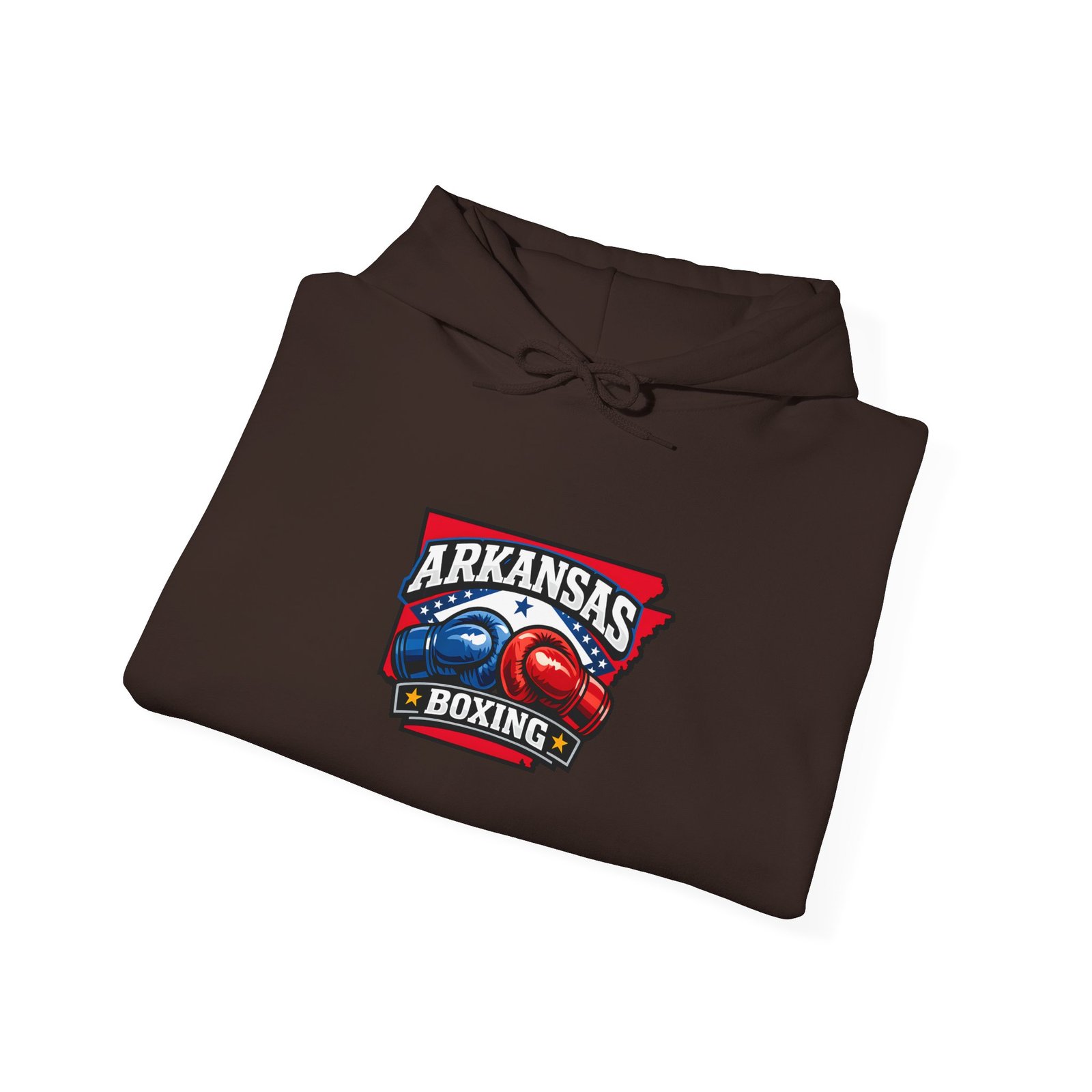 Arkansas Boxing Hoodie — State Pride Boxing Logo Pullover - Image 24