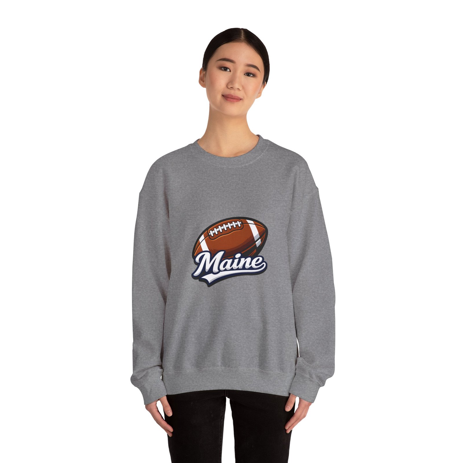 Maine Football Crewneck Sweatshirt - Image 32