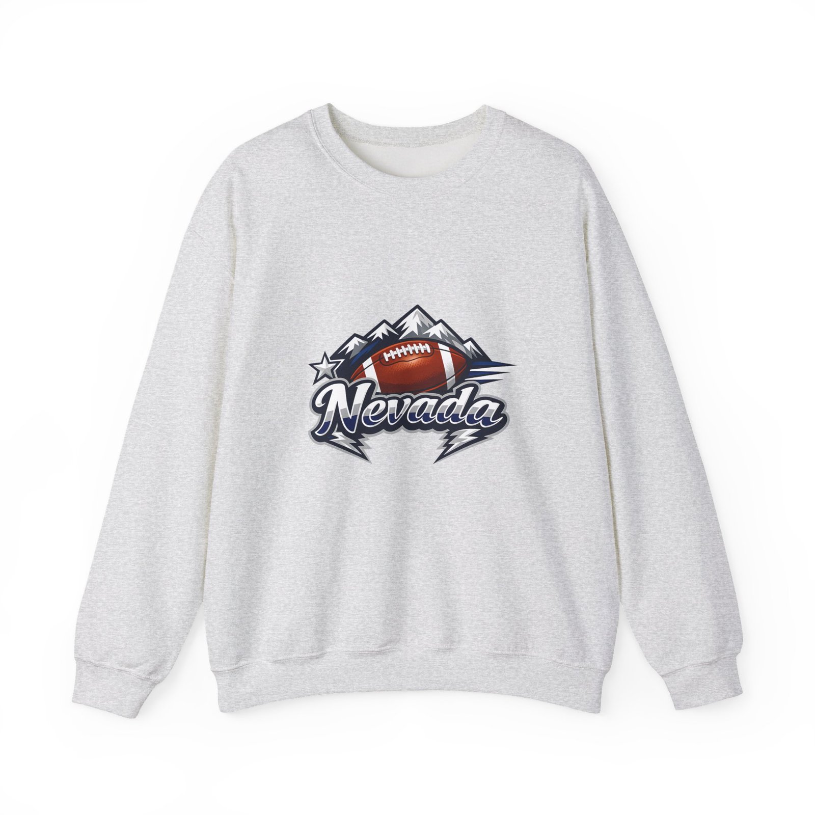 Nevada Football Mountain Crewneck Sweatshirt - Image 5