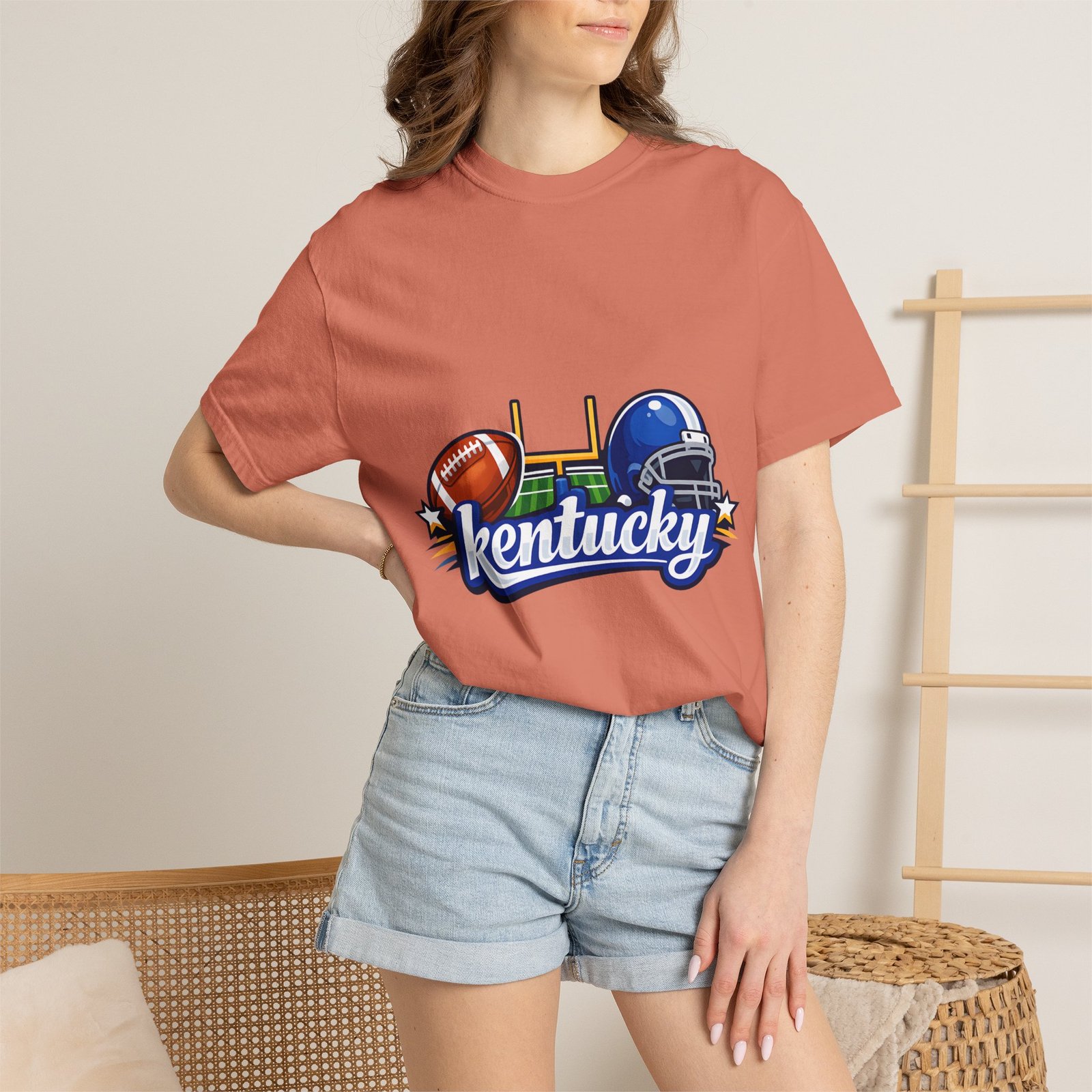 Kentucky Football Graphic T-Shirt — Helmet & Ball State Pride Tee - Image 24