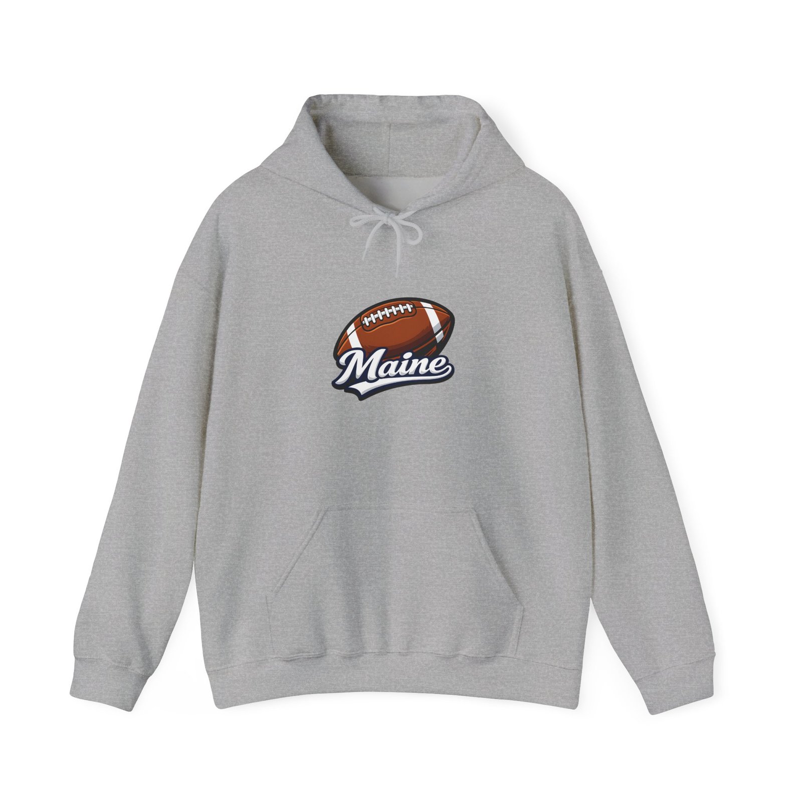 Maine Football Hoodie — Vintage Football Logo Pullover - Image 17