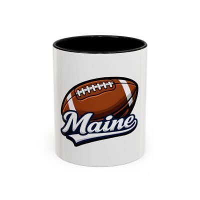 Maine Football Accent Coffee Mug – 11/15oz
