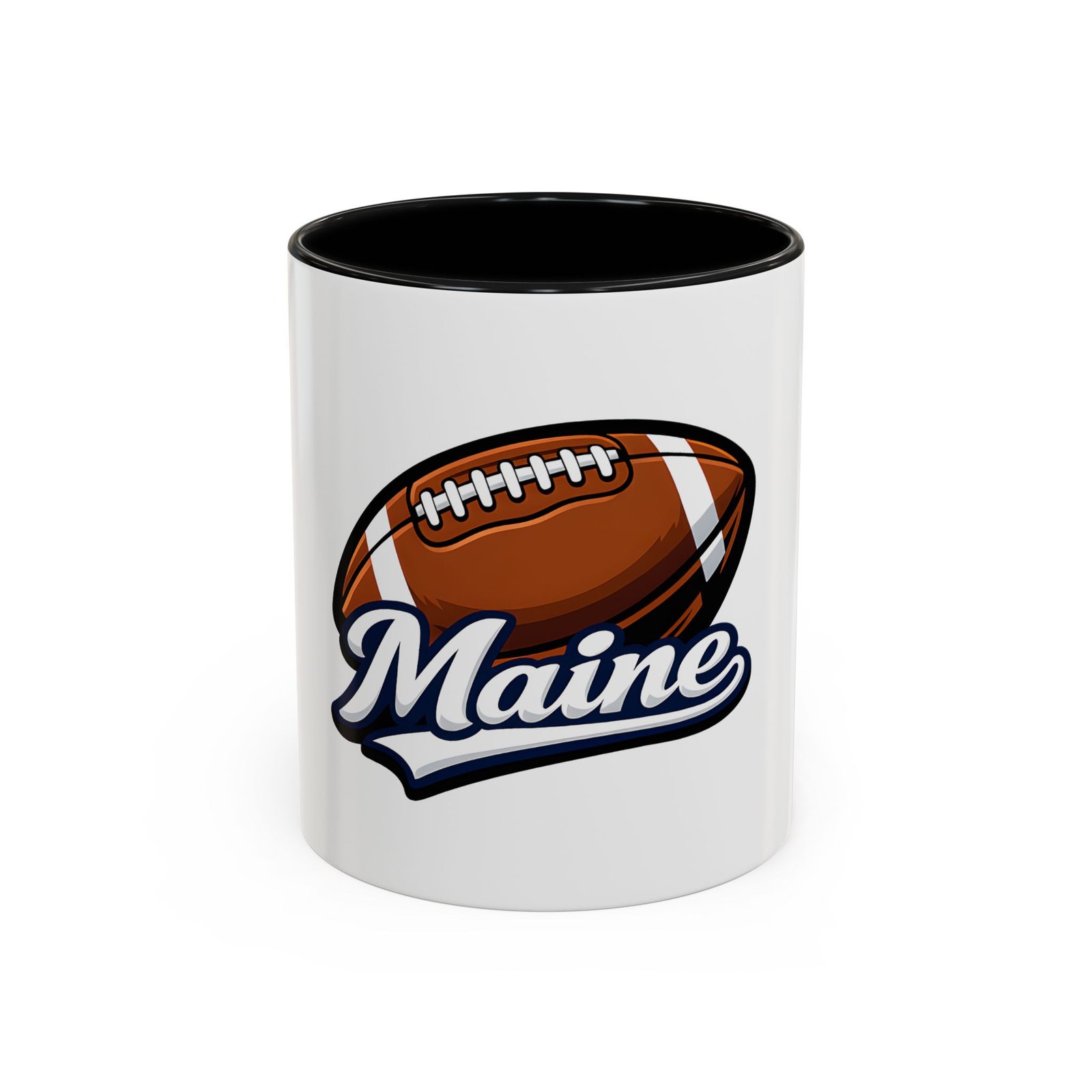 Maine Football Accent Coffee Mug – 11/15oz