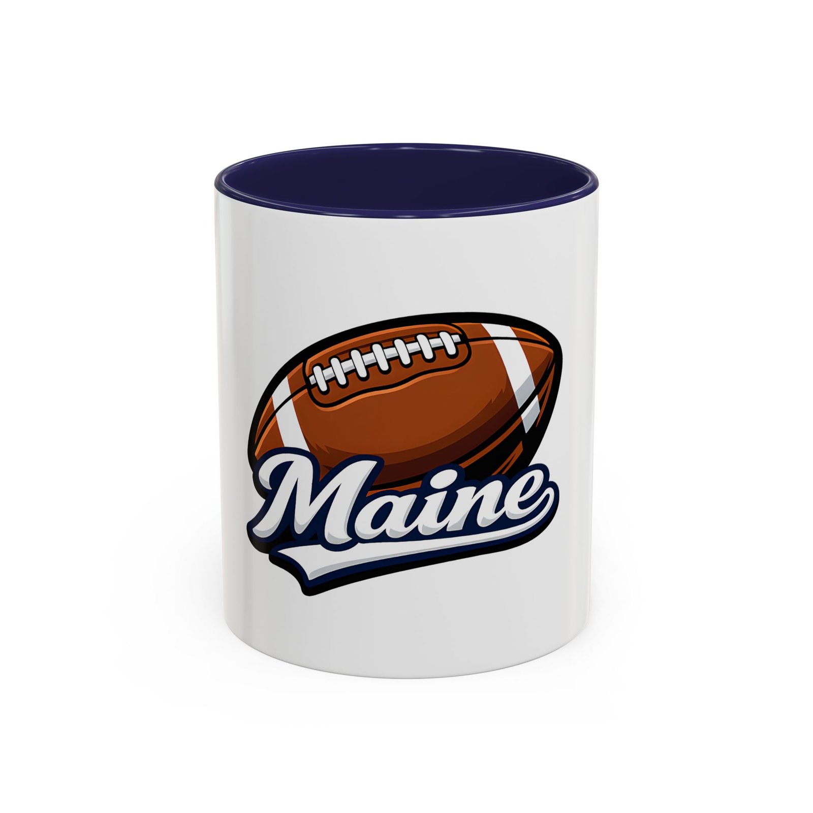 Maine Football Accent Coffee Mug – 11/15oz - Image 5
