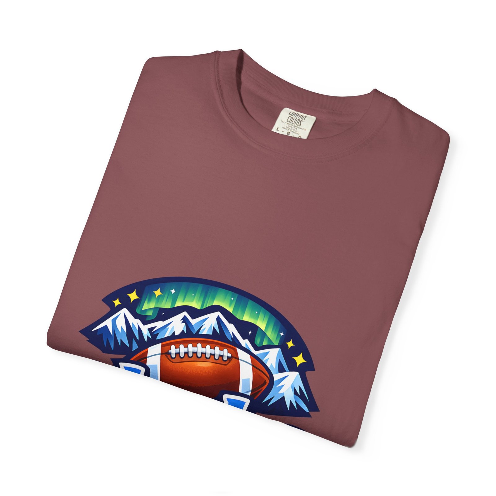Alaska Football Bear Mountains T‑Shirt - Image 8