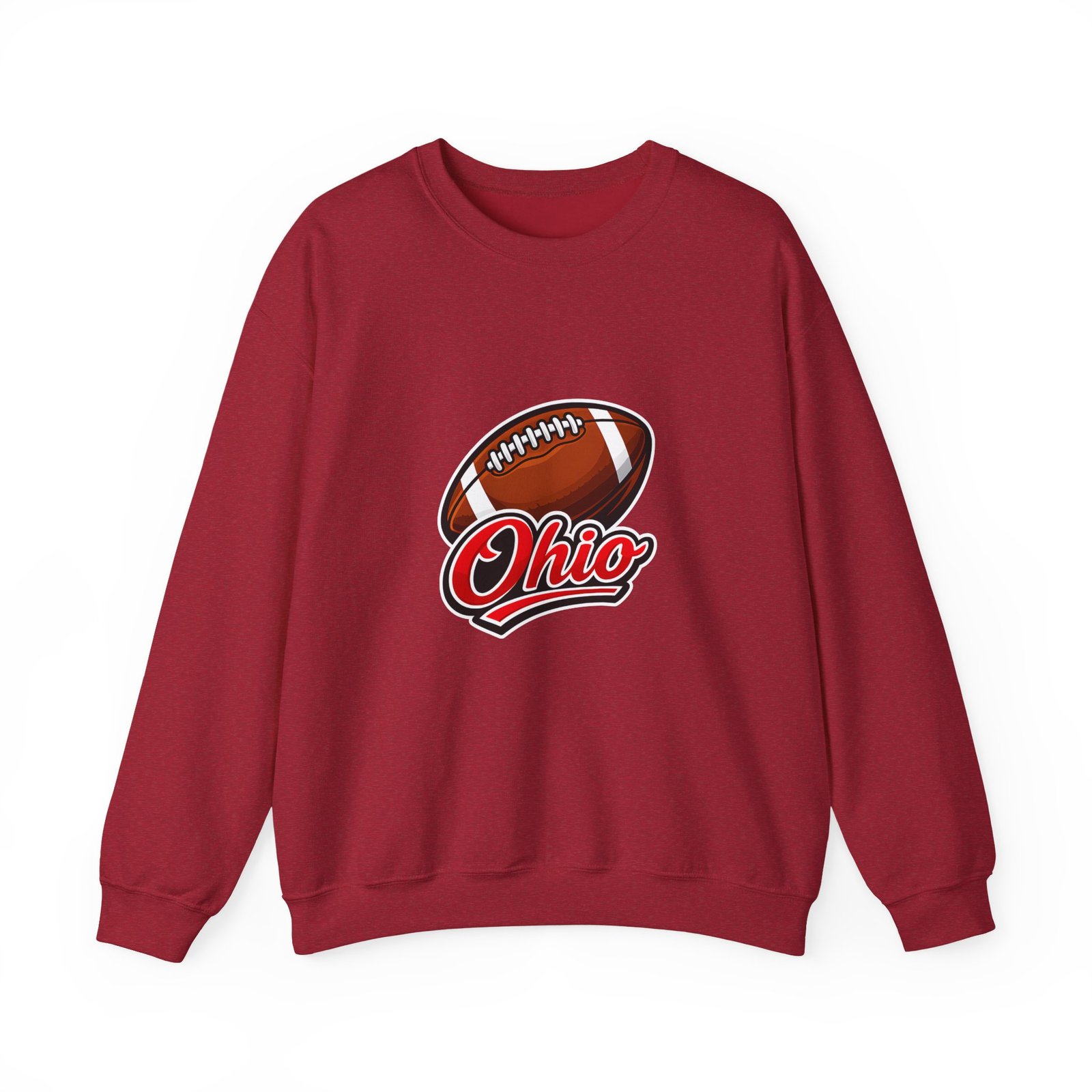 Crewneck Sweatshirt — Ohio Football Logo Crewneck - Image 49