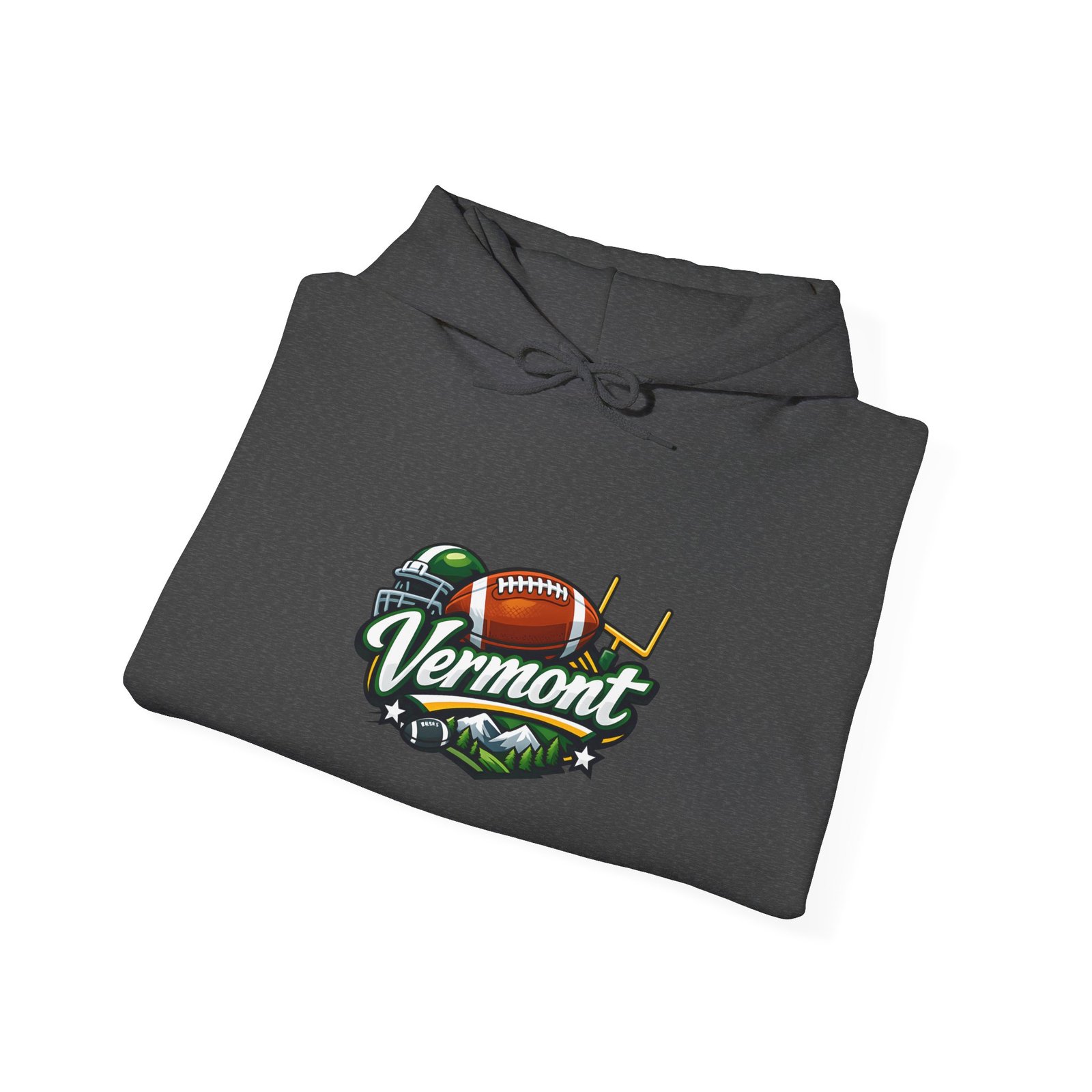 Vermont Football Hoodie – Vintage State Pride Pullover - Image 32