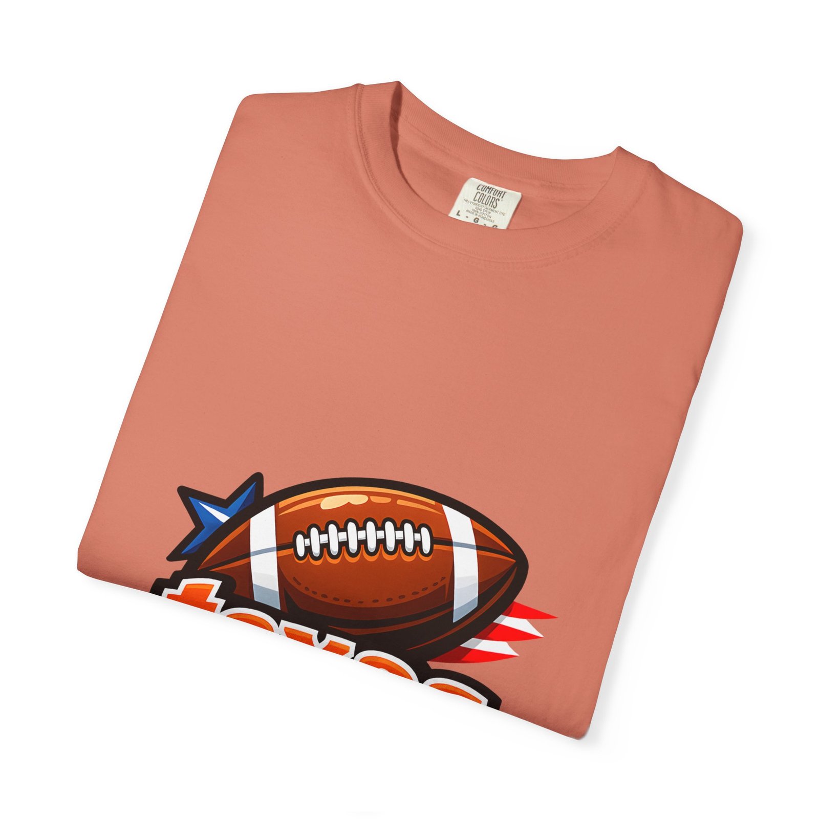 Texas Football T-Shirt — Retro Football & Lone Star Logo - Image 23