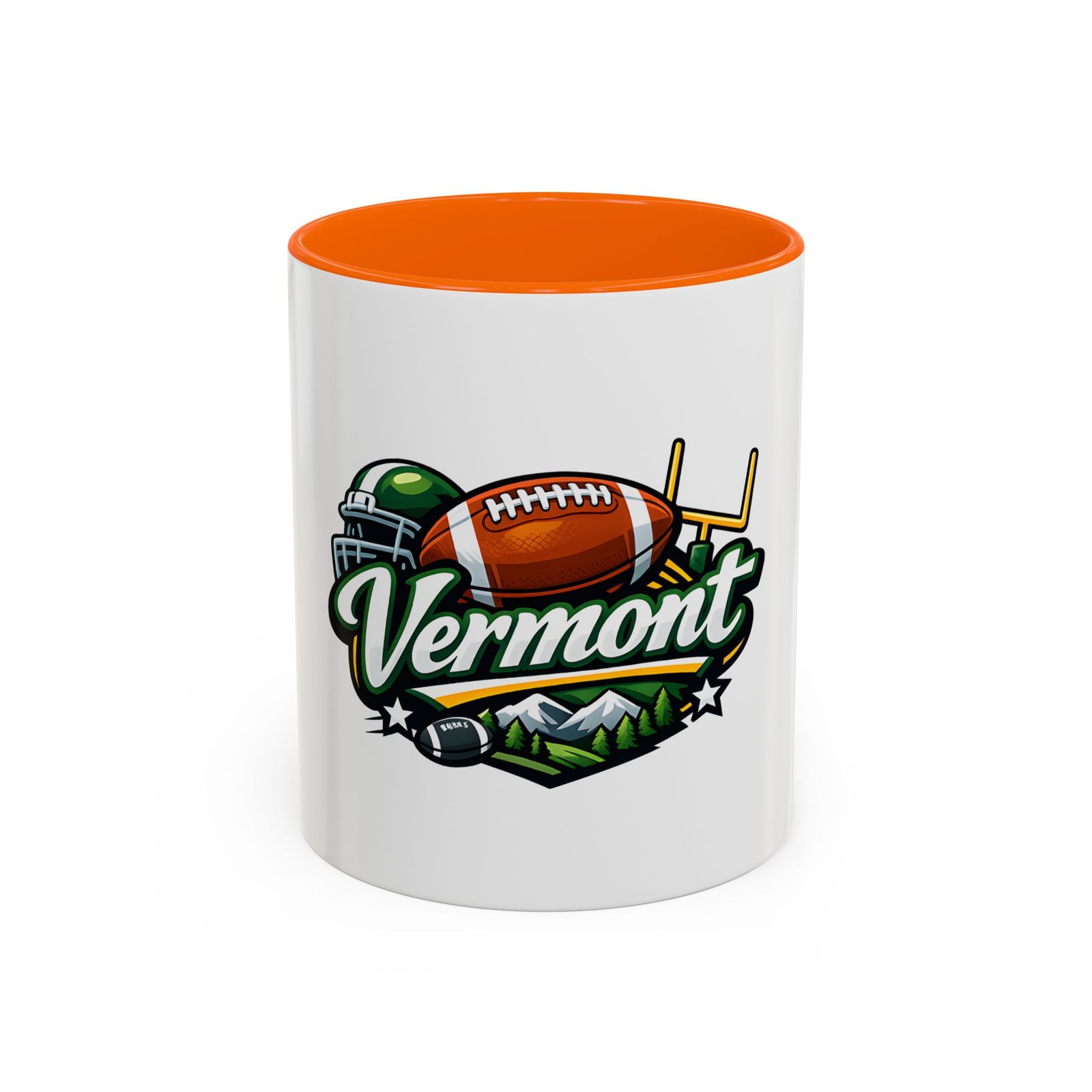 Vermont Football Coffee Mug — Accent 11/15oz - Image 41