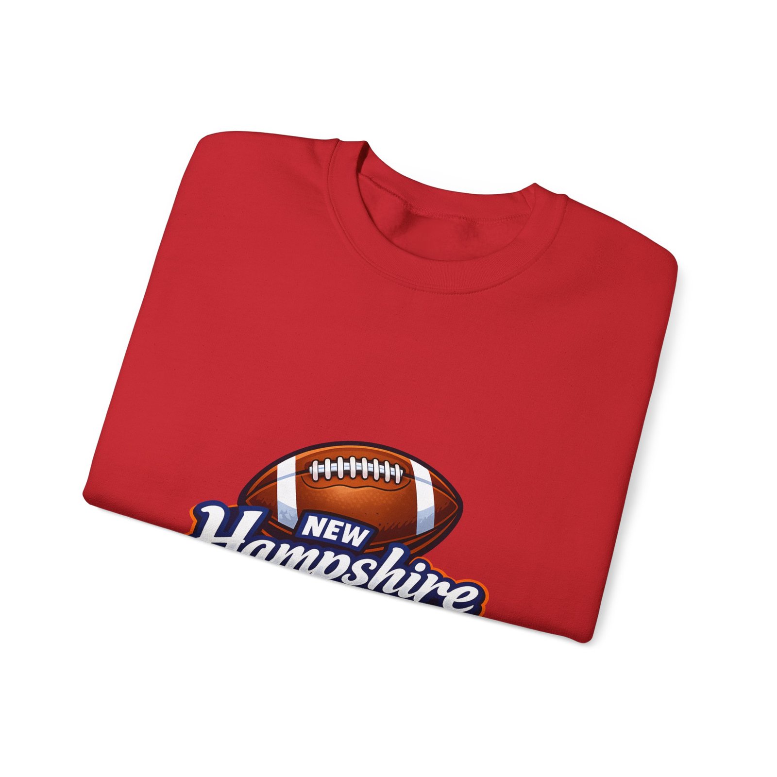 New Hampshire Football Crewneck Sweatshirt — Retro State Football Logo - Image 47