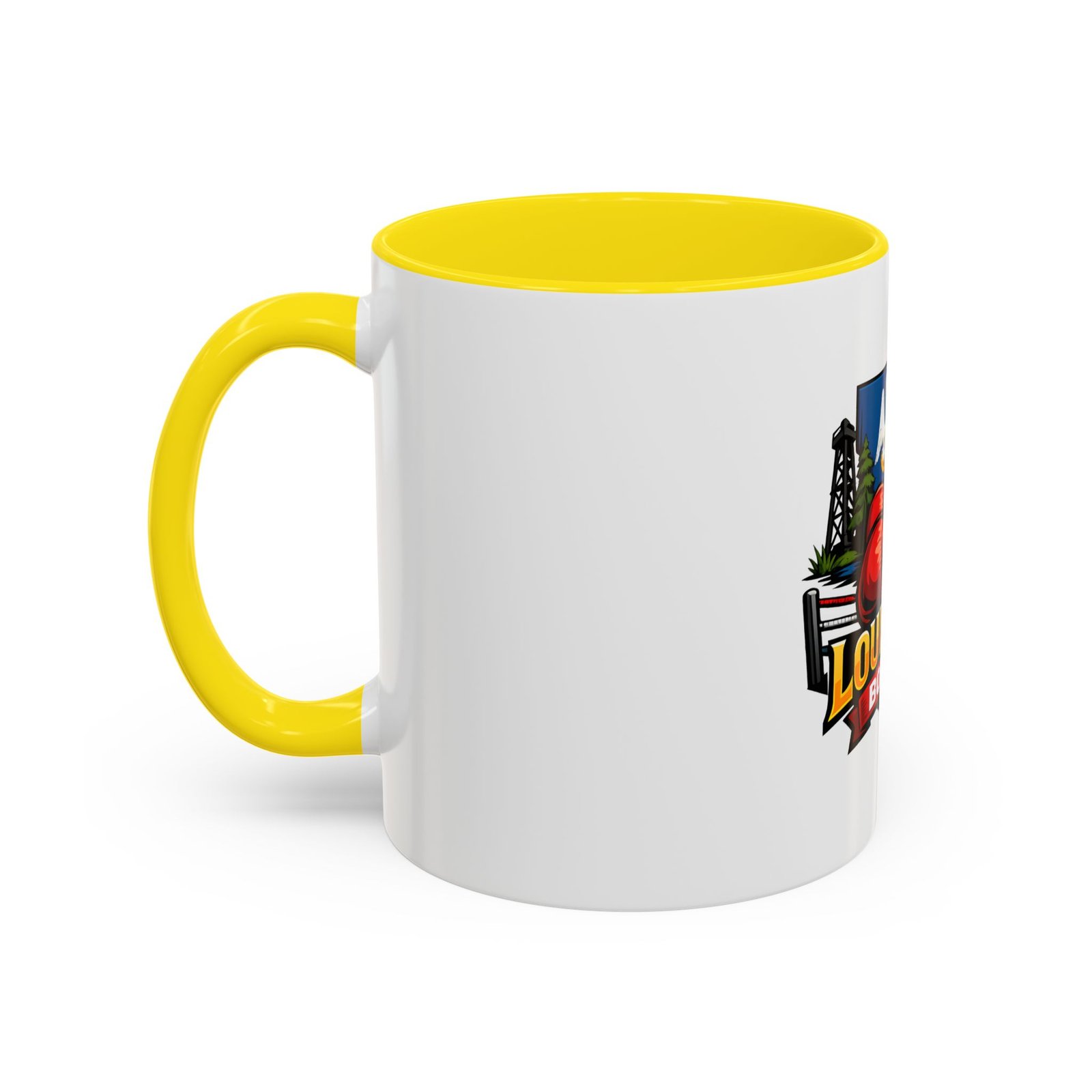 Louisiana Boxing Accent Coffee Mug – Red Gloves State Pride (11/15oz) - Image 47