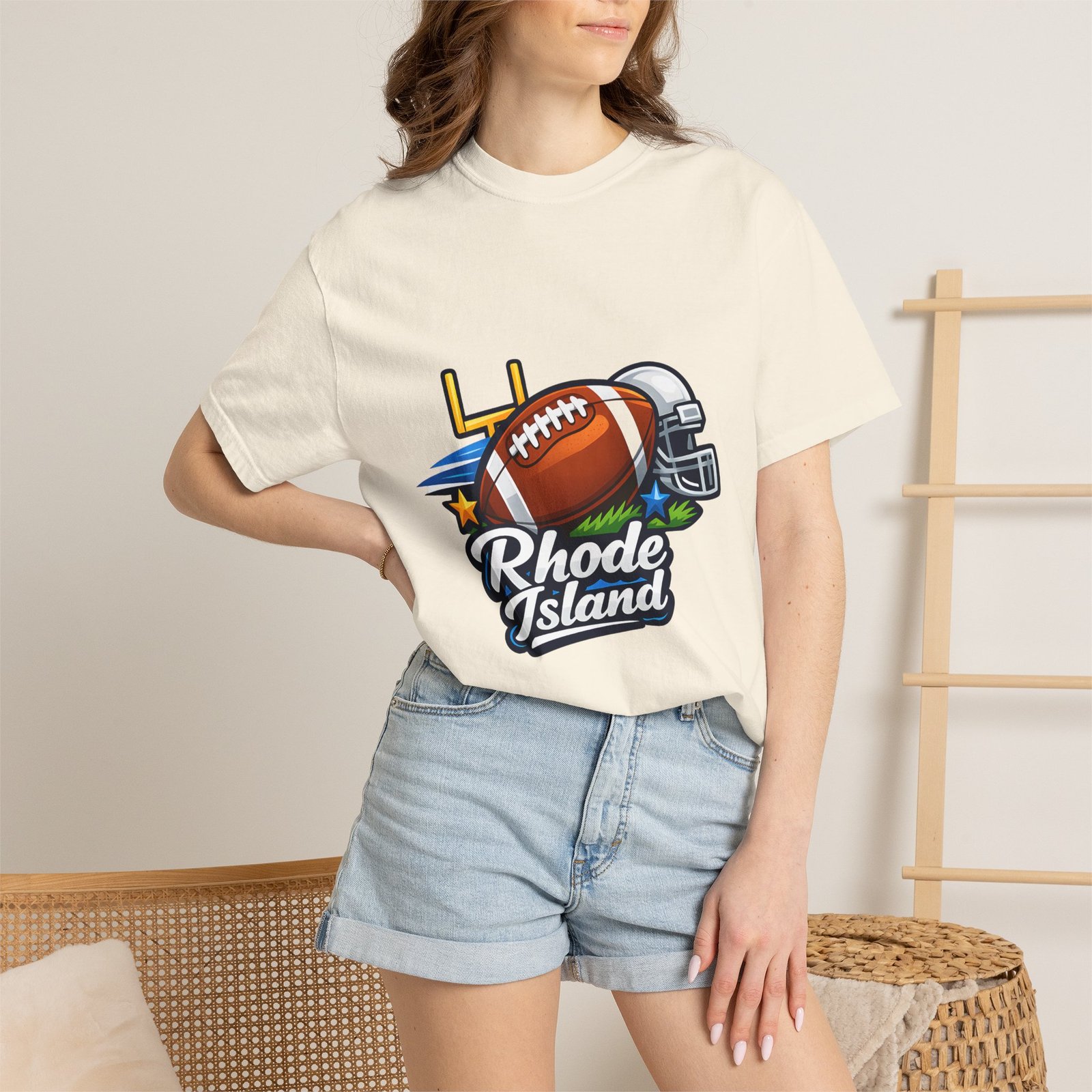 Rhode Island Football T-Shirt — State Pride Gridiron Tee - Image 20