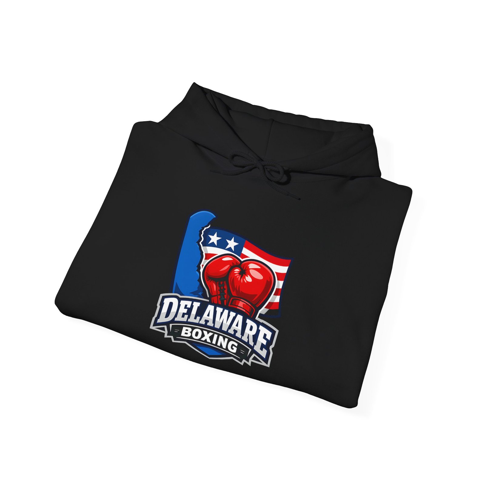 Delaware Boxing Hoodie – American Flag & Gloves Gym Sweatshirt - Image 16