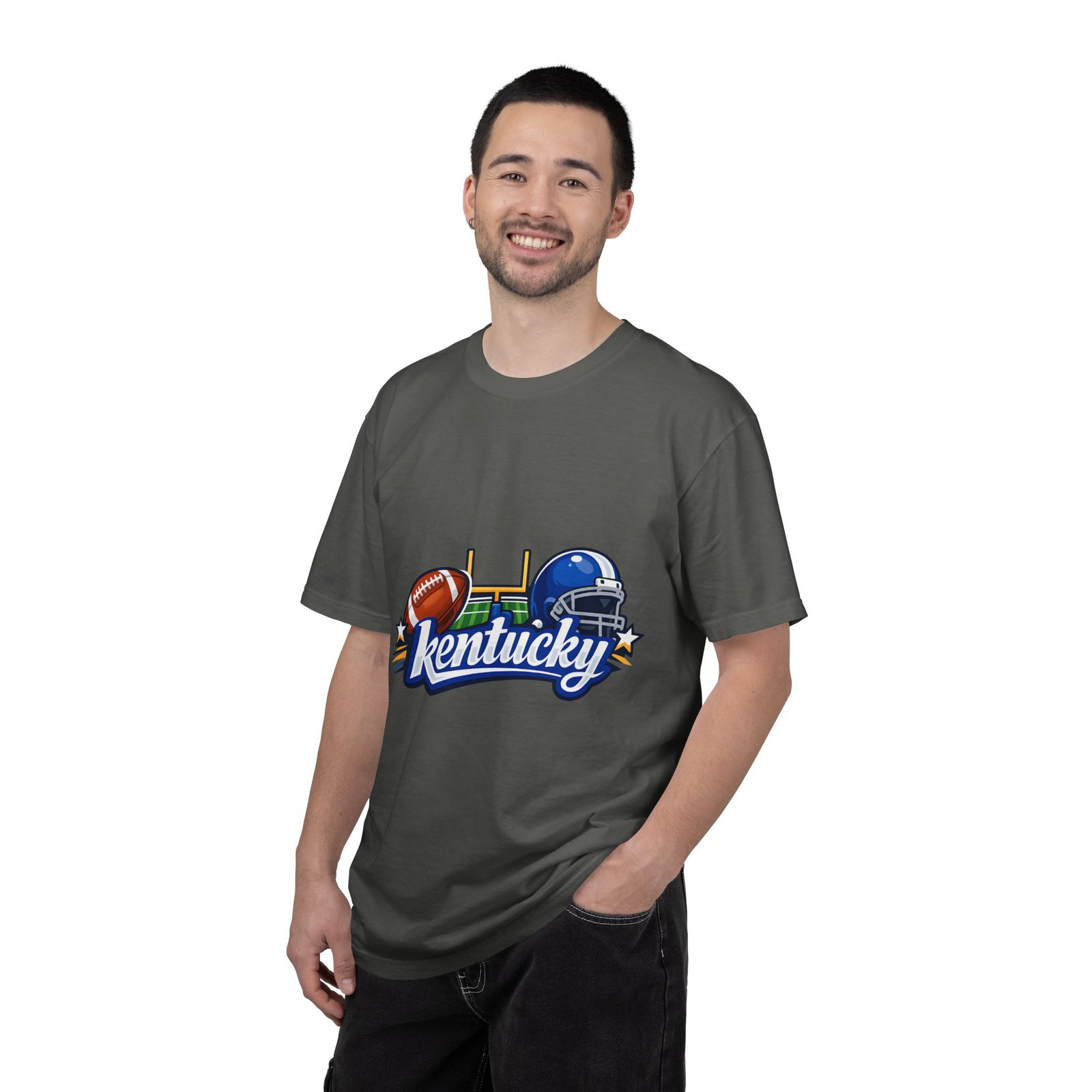 Kentucky Football Graphic T-Shirt — Helmet & Ball State Pride Tee - Image 65