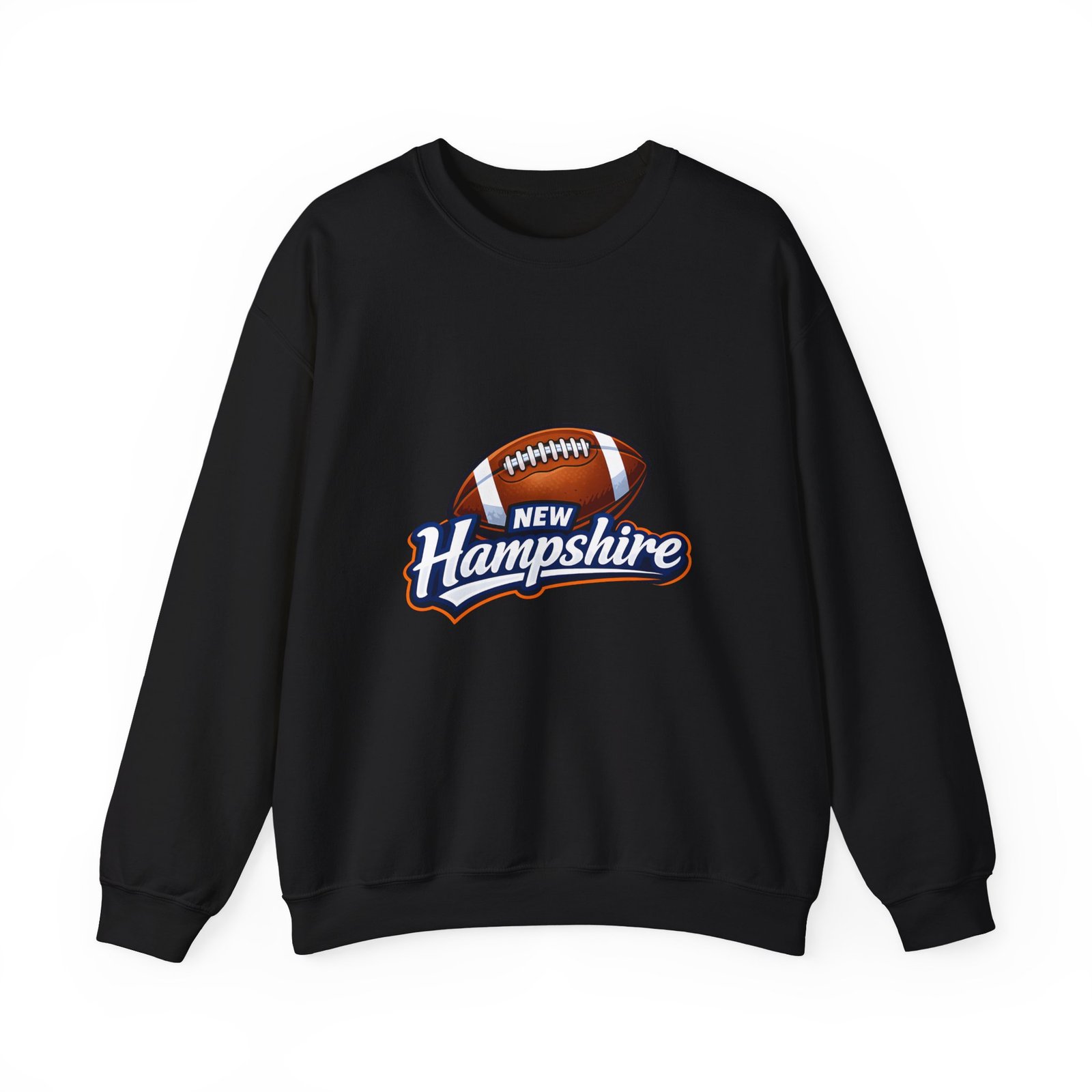 New Hampshire Football Crewneck Sweatshirt — Retro State Football Logo - Image 17