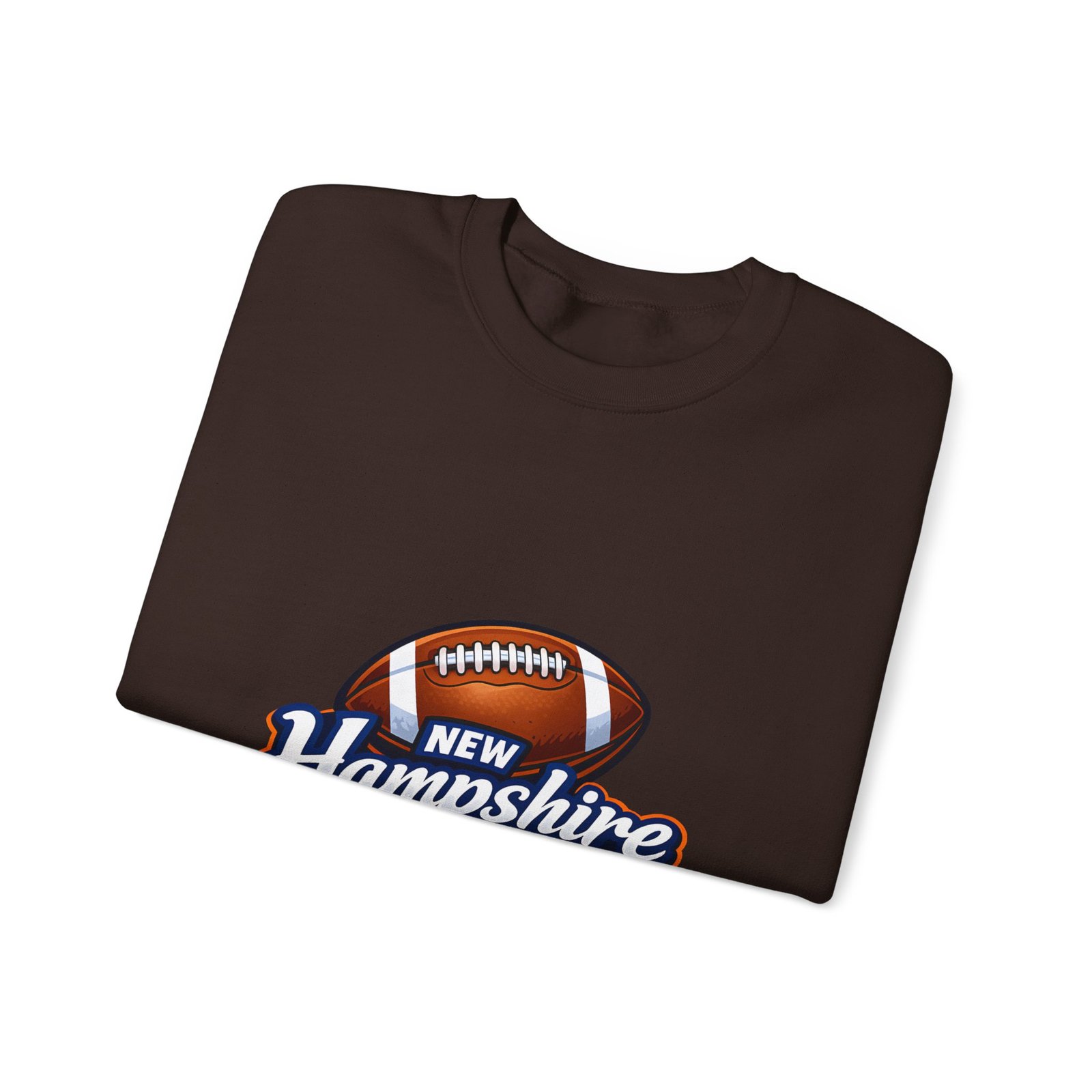 New Hampshire Football Crewneck Sweatshirt — Retro State Football Logo - Image 27