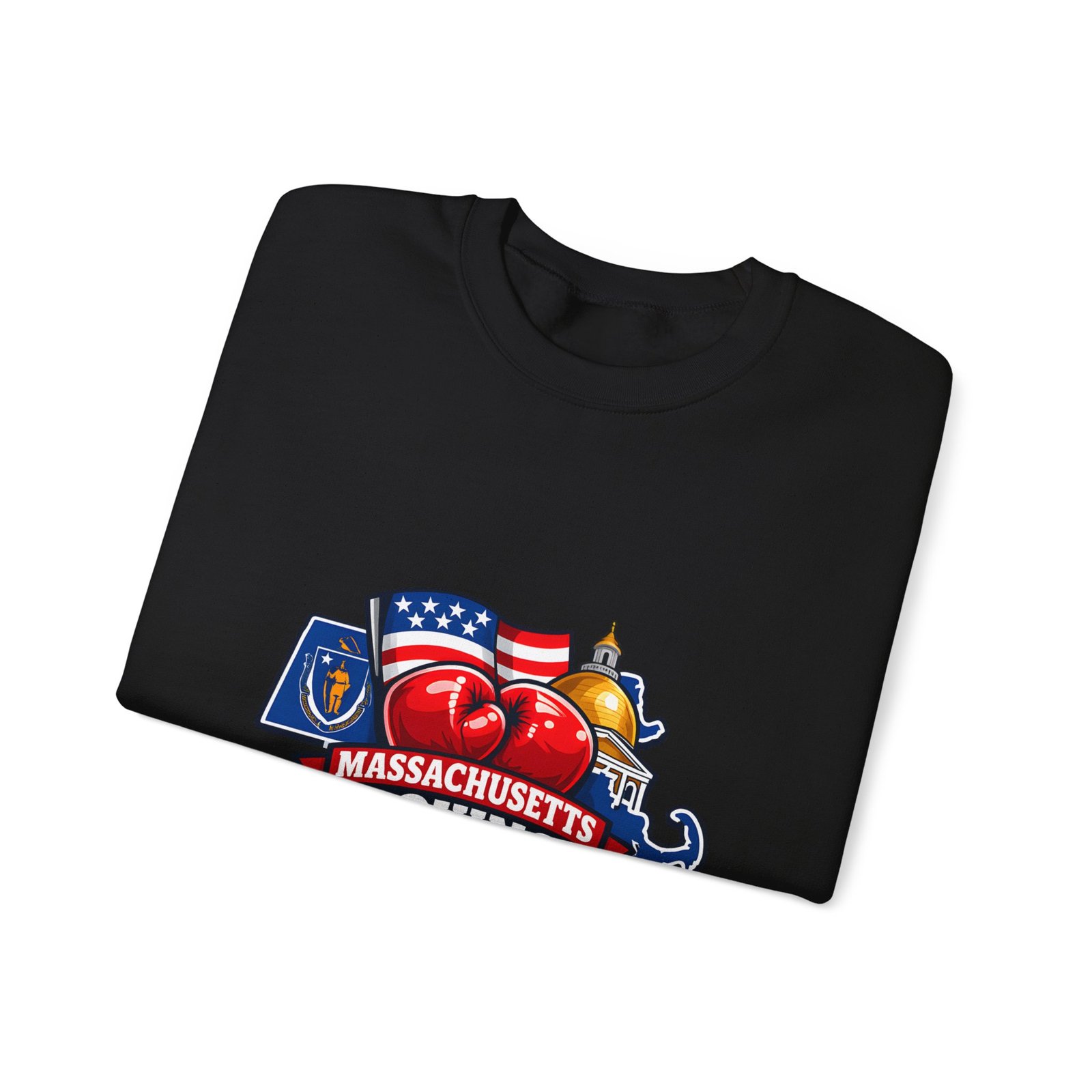 Massachusetts Boxing Crewneck Sweatshirt - Image 19