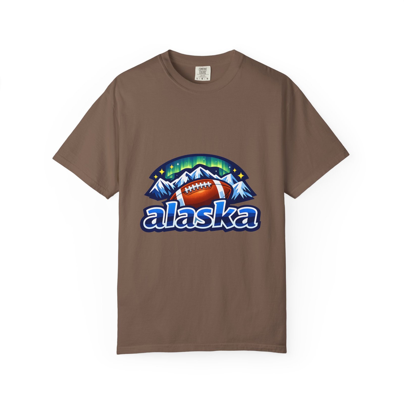 Alaska Football Bear Mountains T‑Shirt - Image 71