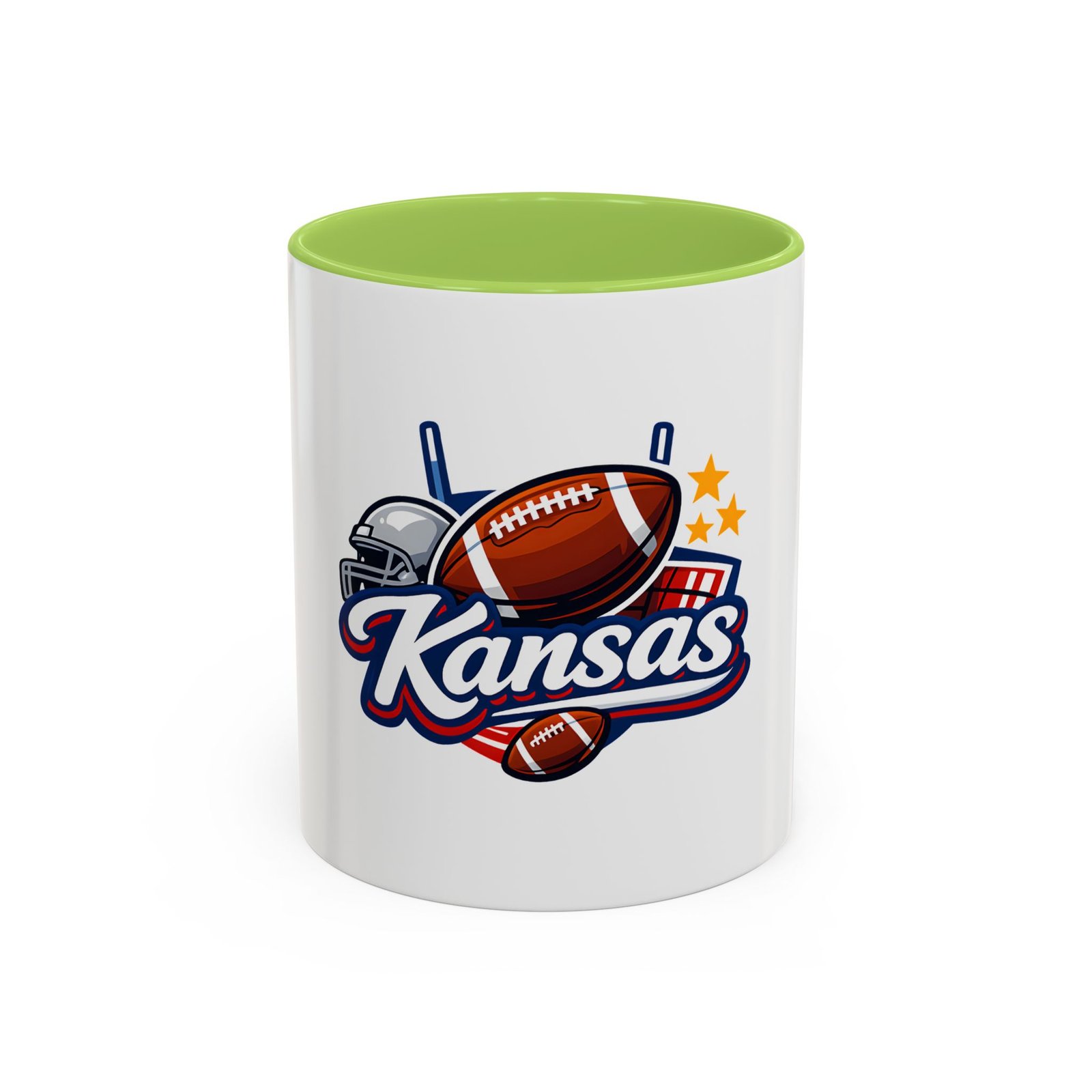 Kansas Football Coffee Mug — Accent 11/15oz - Image 57
