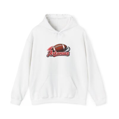 Arkansas Football Hoodie – Retro Helmet & Script Pullover