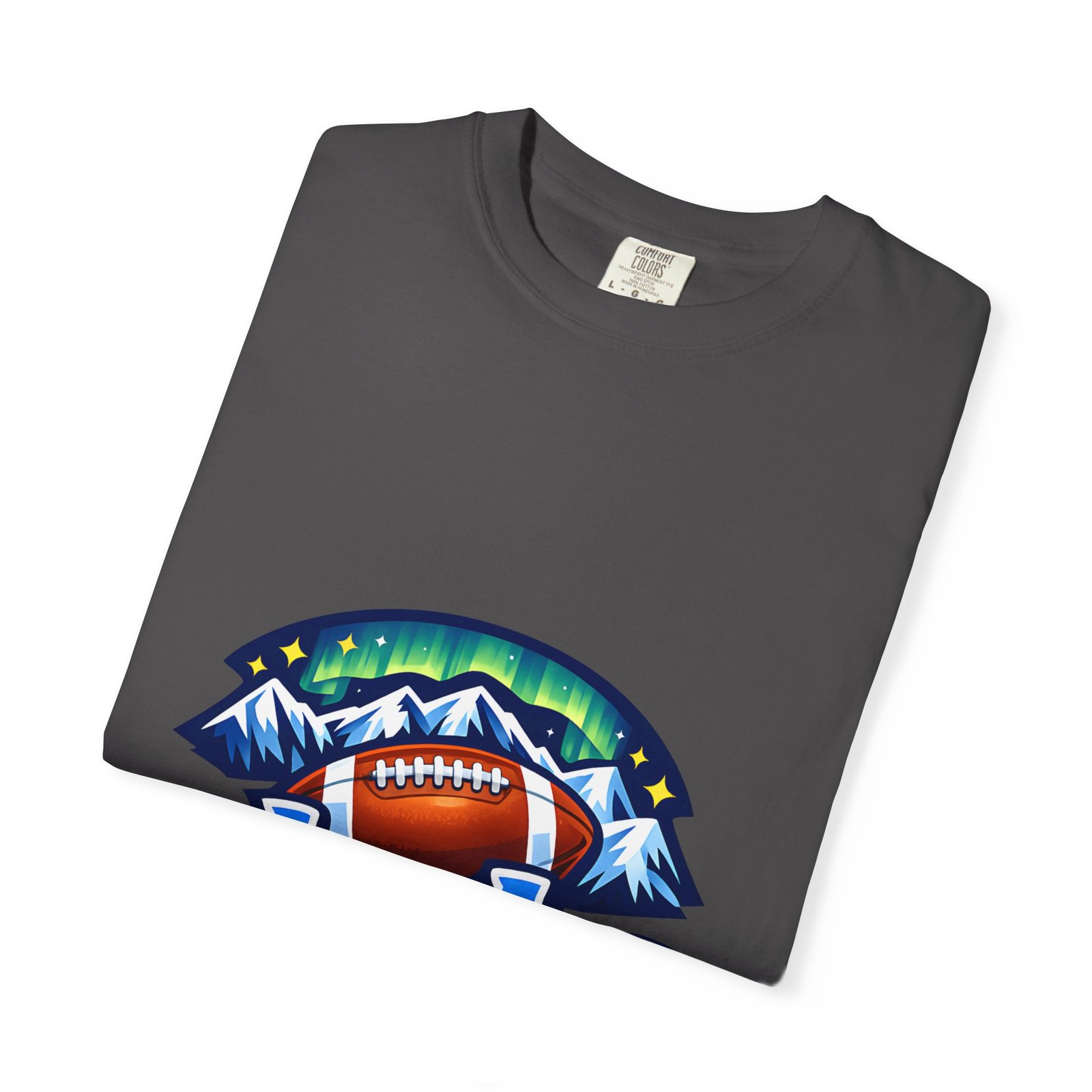 Alaska Football Bear Mountains T‑Shirt - Image 3