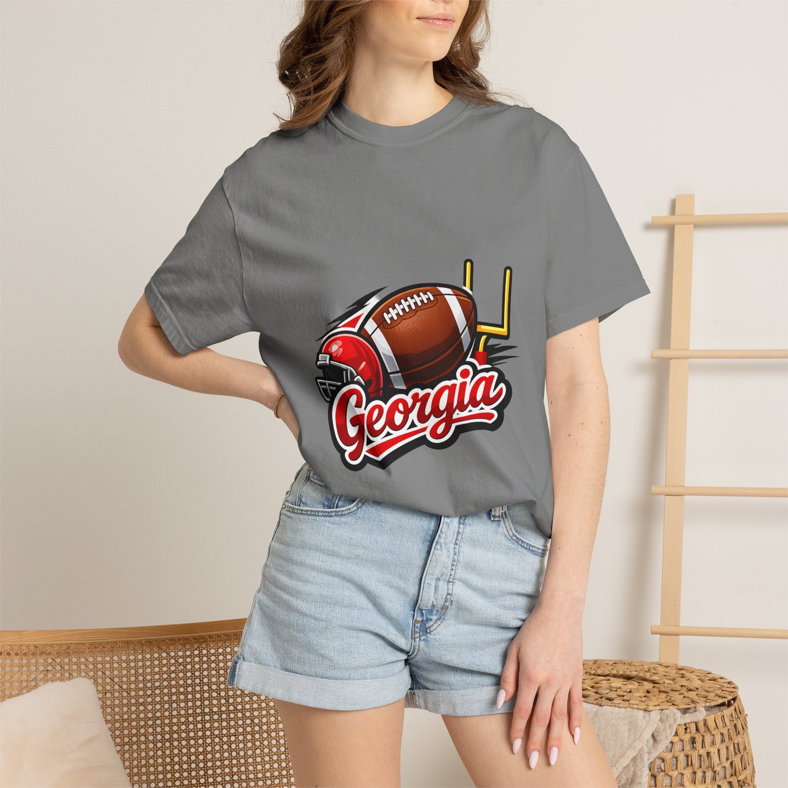 Georgia Football Helmet T-Shirt - Image 36