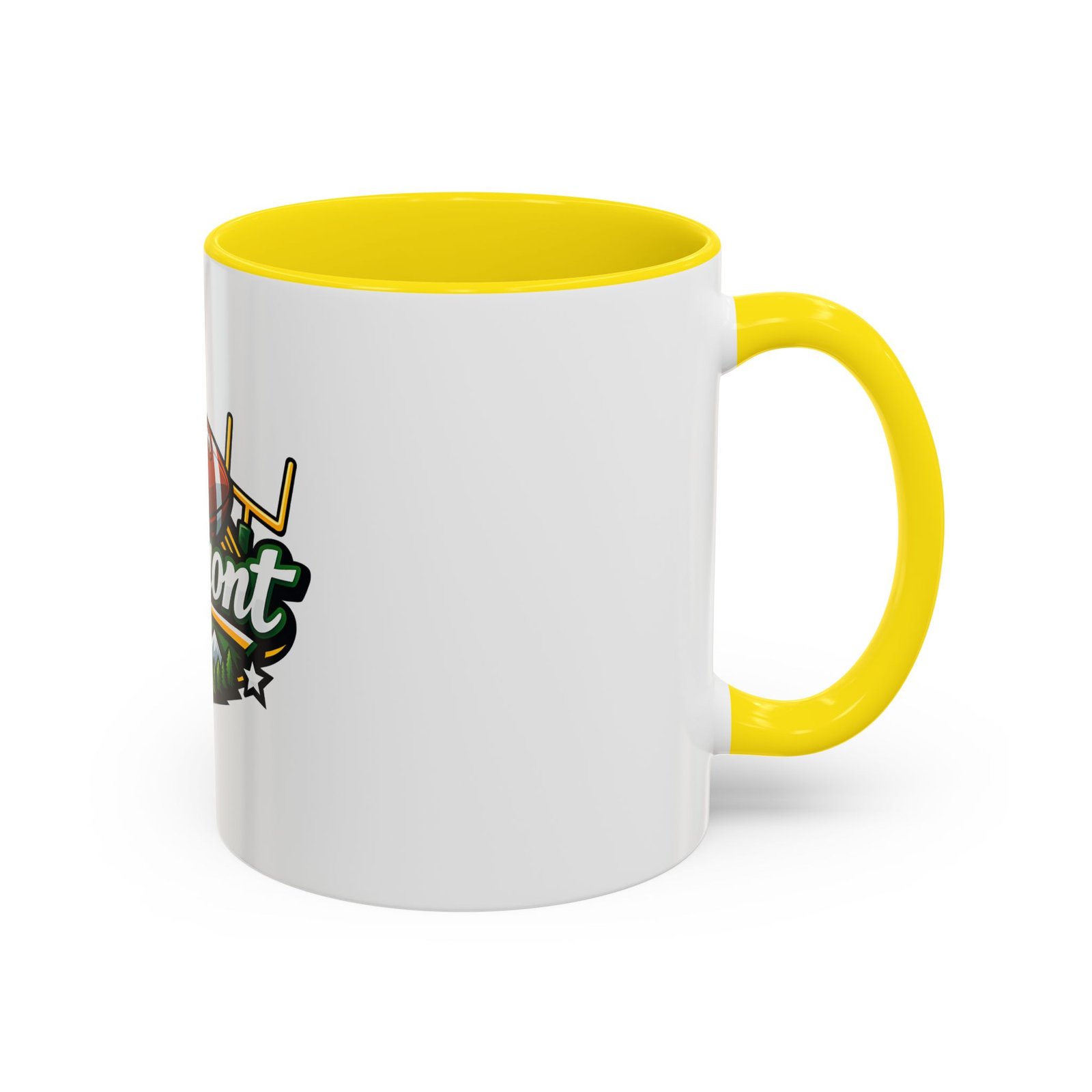 Vermont Football Coffee Mug — Accent 11/15oz - Image 46