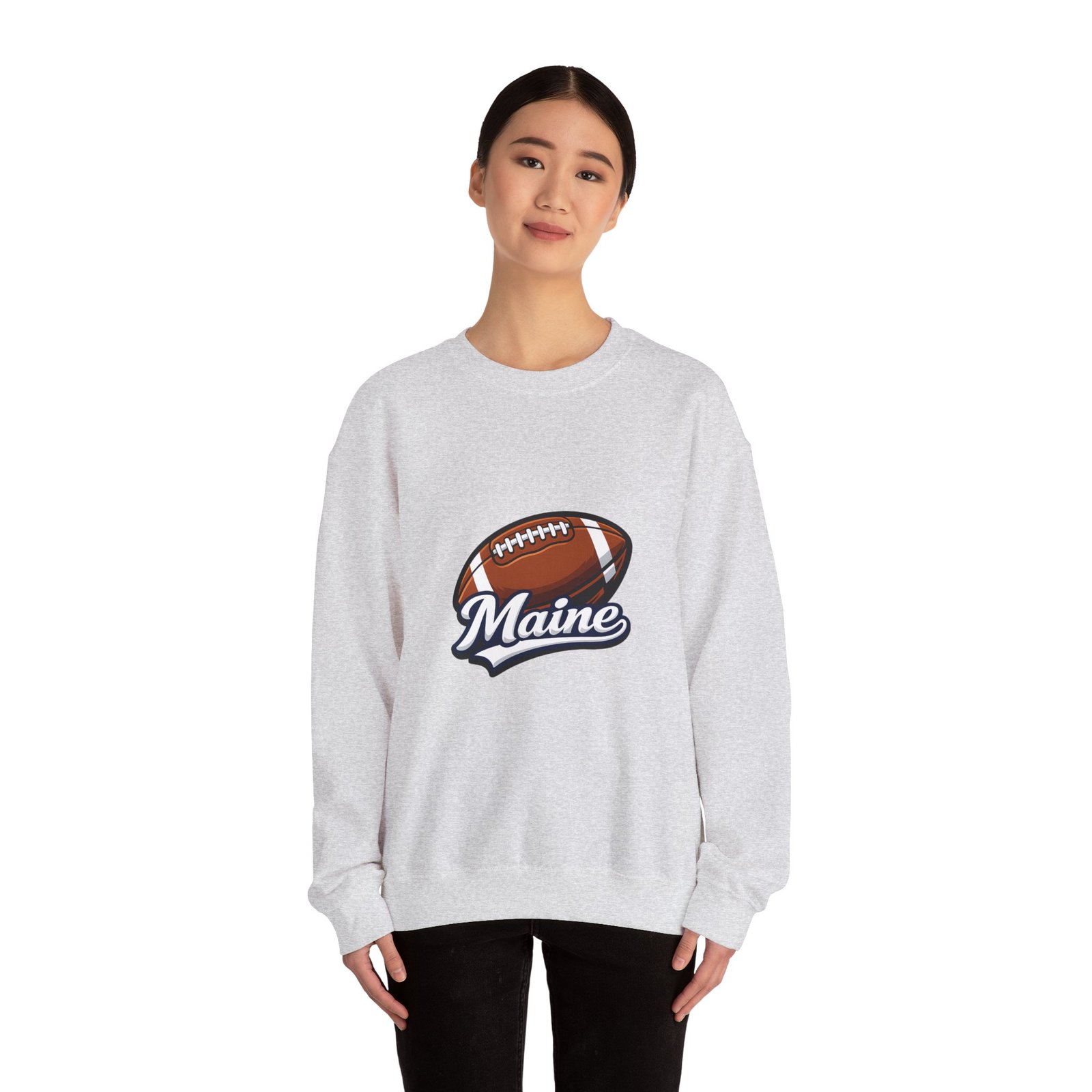 Maine Football Crewneck Sweatshirt - Image 12