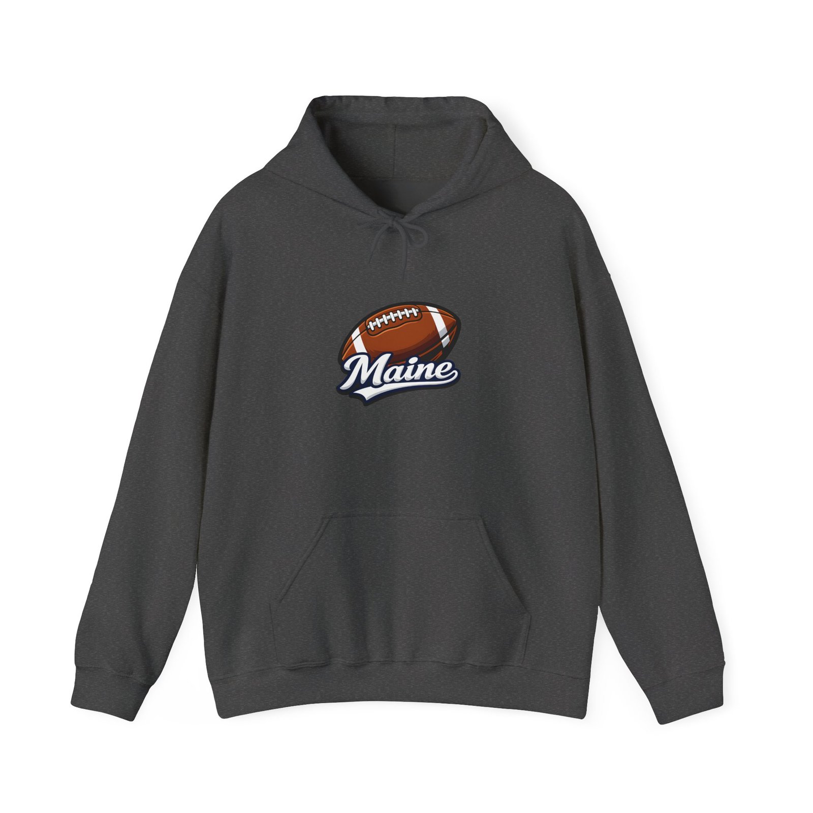 Maine Football Hoodie — Vintage Football Logo Pullover - Image 29