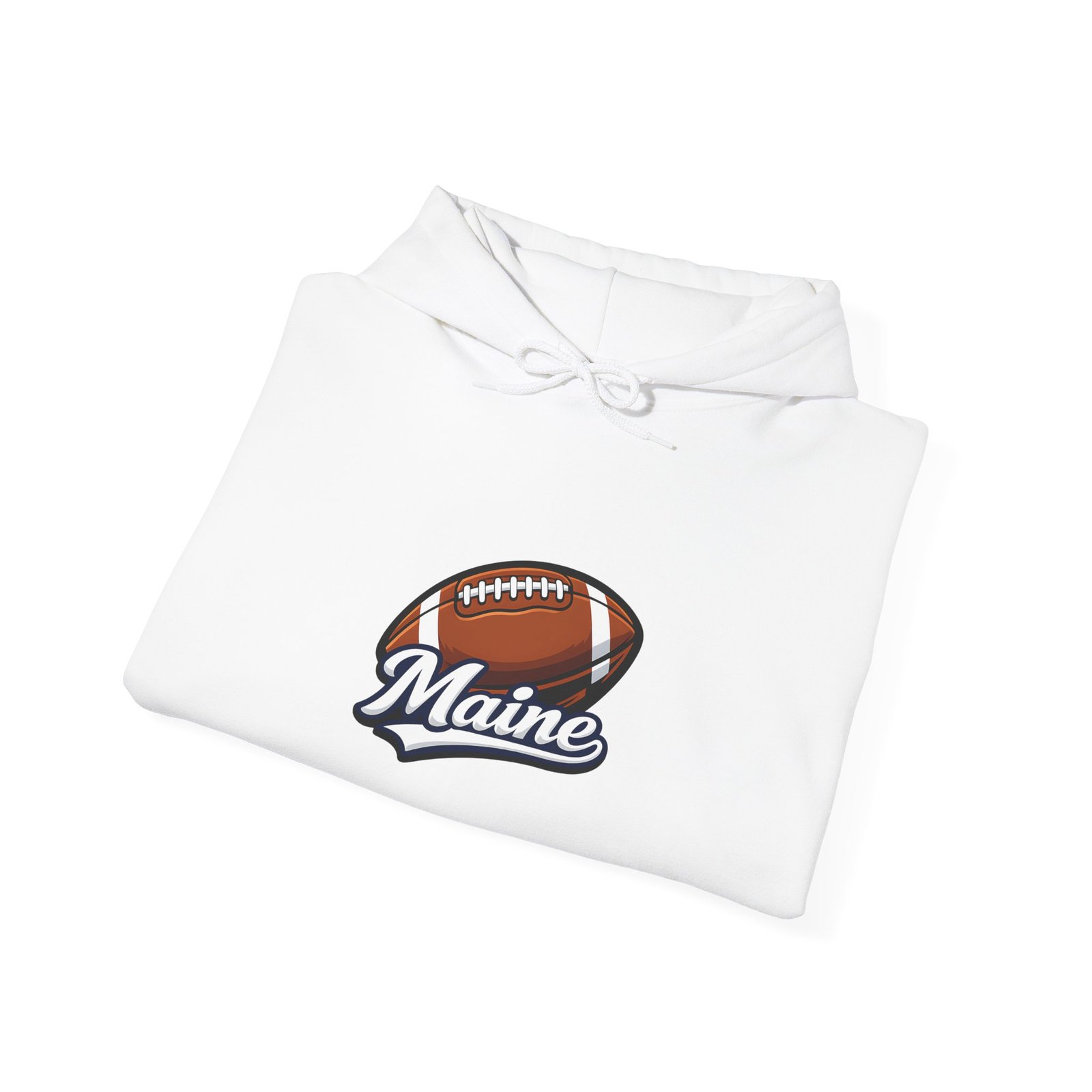Maine Football Hoodie — Vintage Football Logo Pullover - Image 4