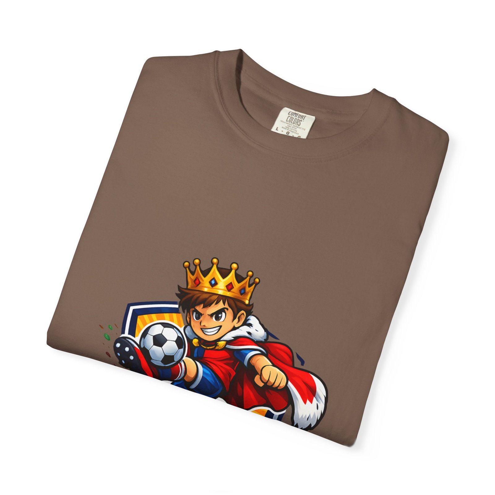 Soccer King T-Shirt — Kids' Youth Soccer Crown Graphic Tee - Image 27