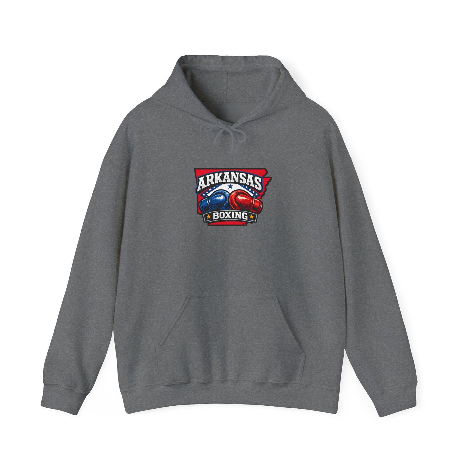 Arkansas Boxing Hoodie — State Pride Boxing Logo Pullover - Image 25