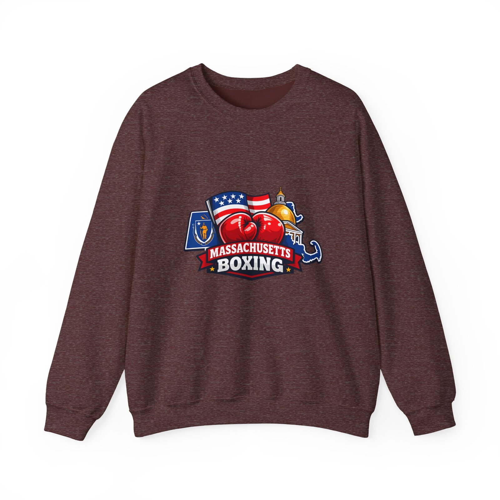 Massachusetts Boxing Crewneck Sweatshirt - Image 13