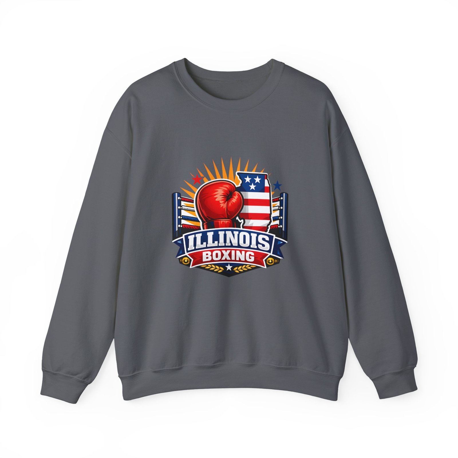 Illinois Boxing Crewneck Sweatshirt - Image 37