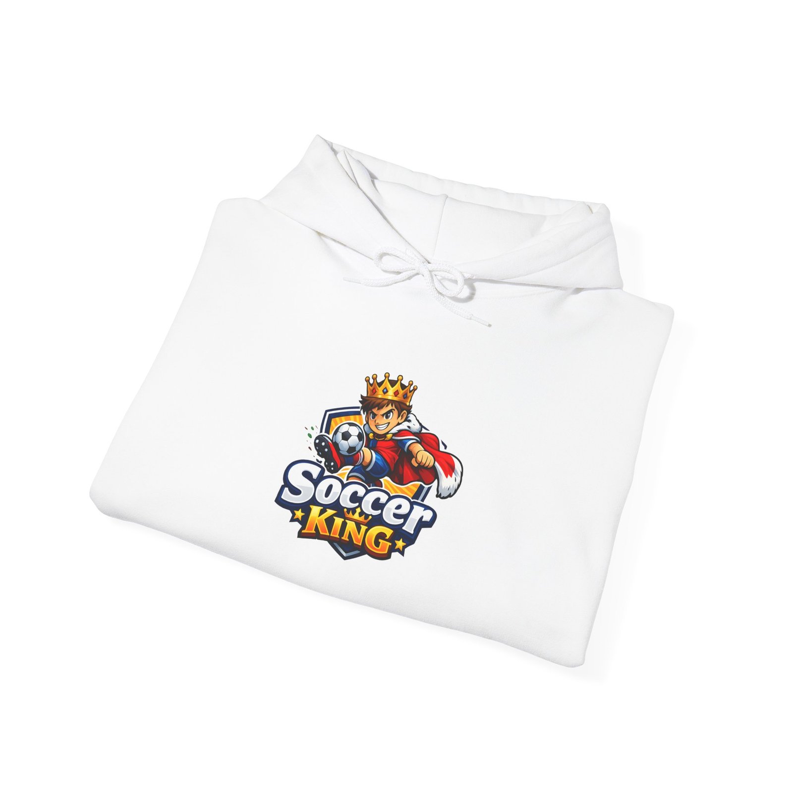 Soccer King Hoodie — Graphic Youth Soccer Crown Logo Pullover - Image 4
