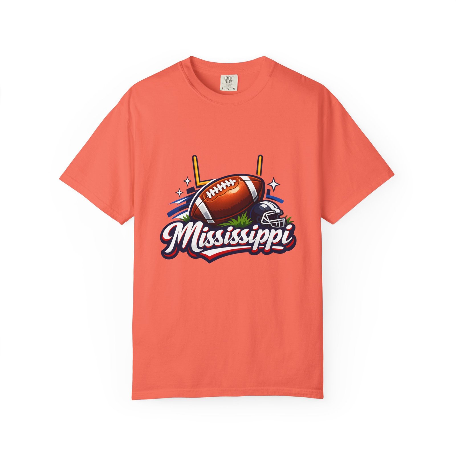 Mississippi Football T-Shirt — Retro Gridiron Logo Tee - Image 9