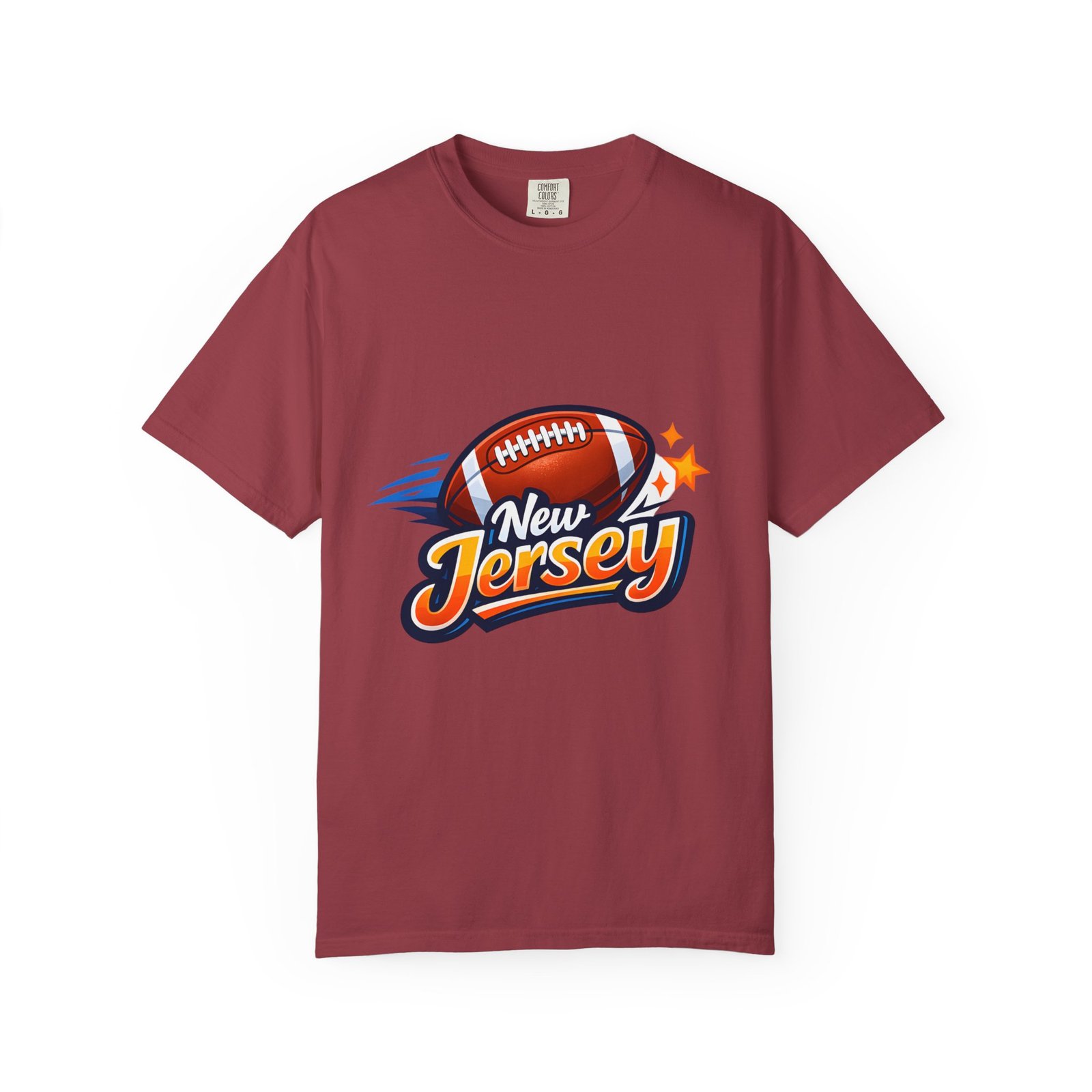 New Jersey Football T-Shirt — Vintage Football Graphic Tee - Image 53
