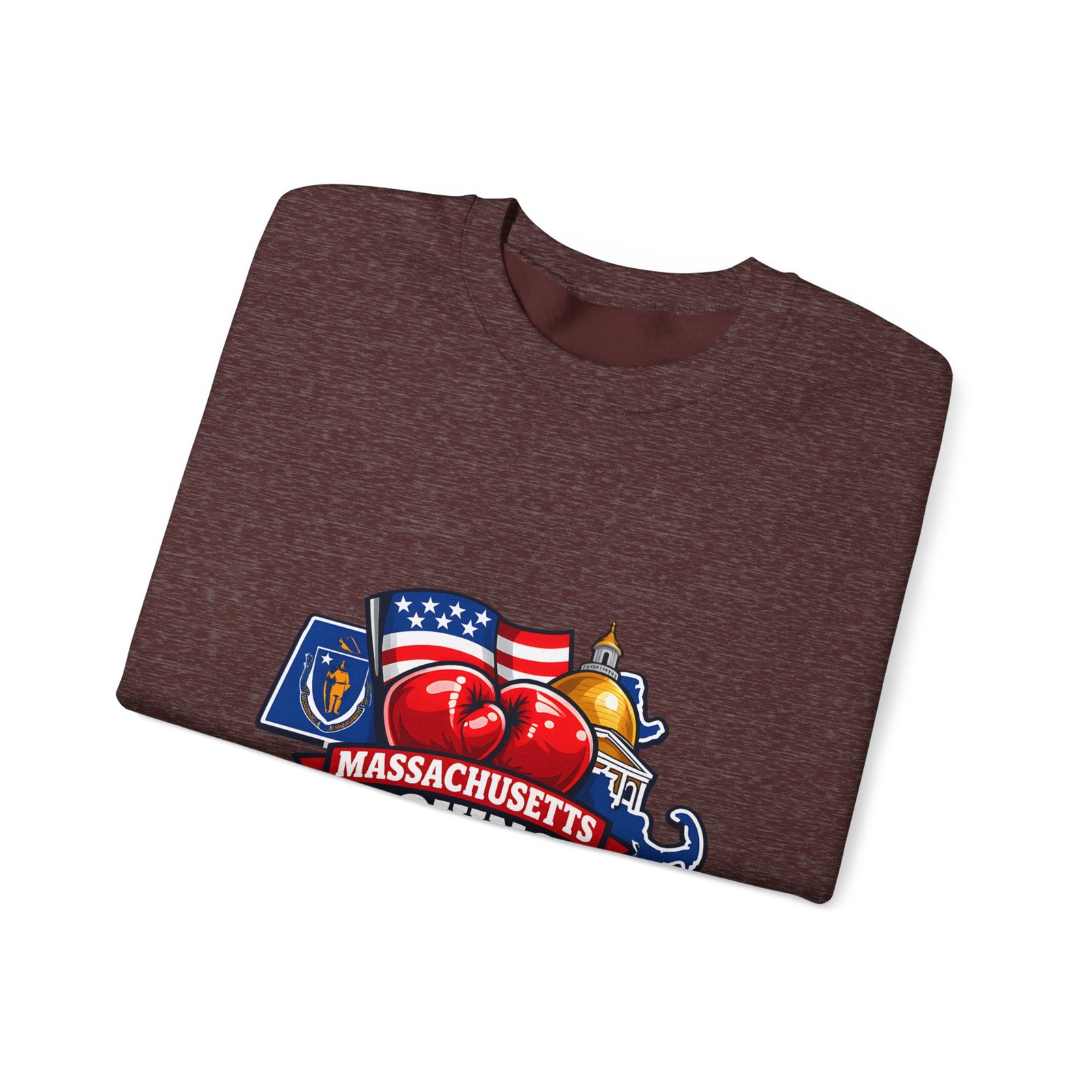Massachusetts Boxing Crewneck Sweatshirt - Image 15