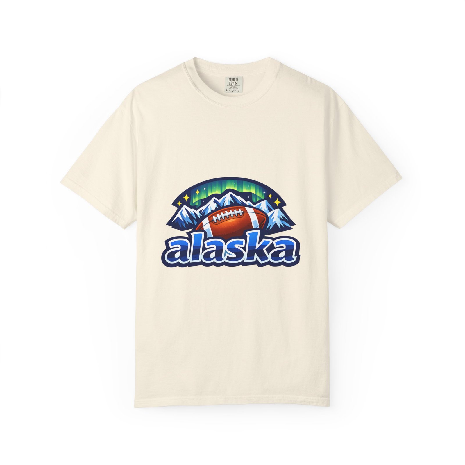 Alaska Football Bear Mountains T‑Shirt - Image 46