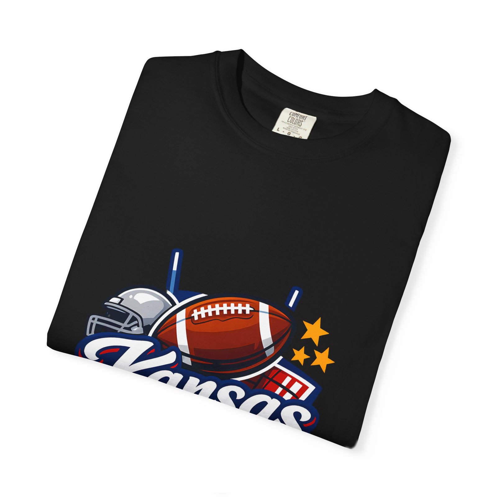 Kansas Football T-Shirt — Retro Helmet & Ball State Pride Tee - Image 51
