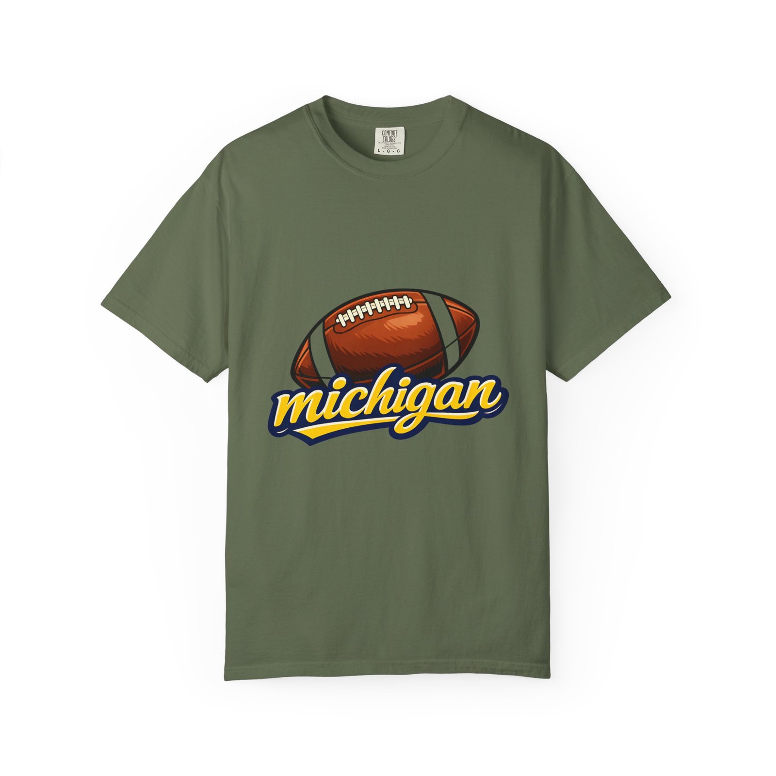 Michigan Football T-Shirt — Vintage Script Logo Tee - Image 37