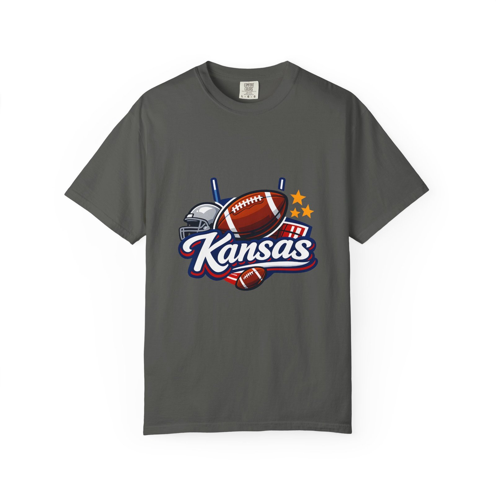 Kansas Football T-Shirt — Retro Helmet & Ball State Pride Tee - Image 29