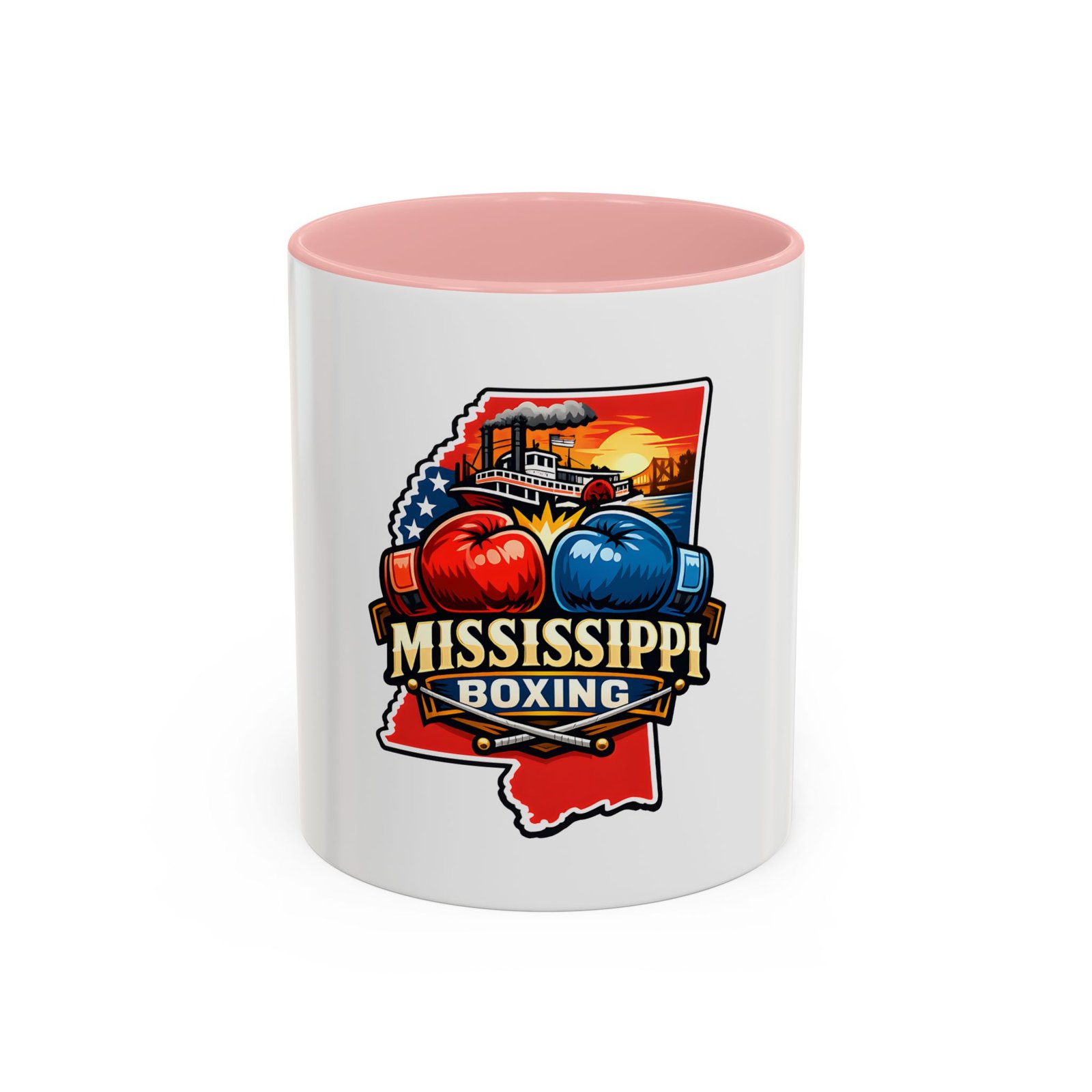 Mississippi Boxing Coffee Mug — State Pride Accent Mug (11/15 oz) - Image 9